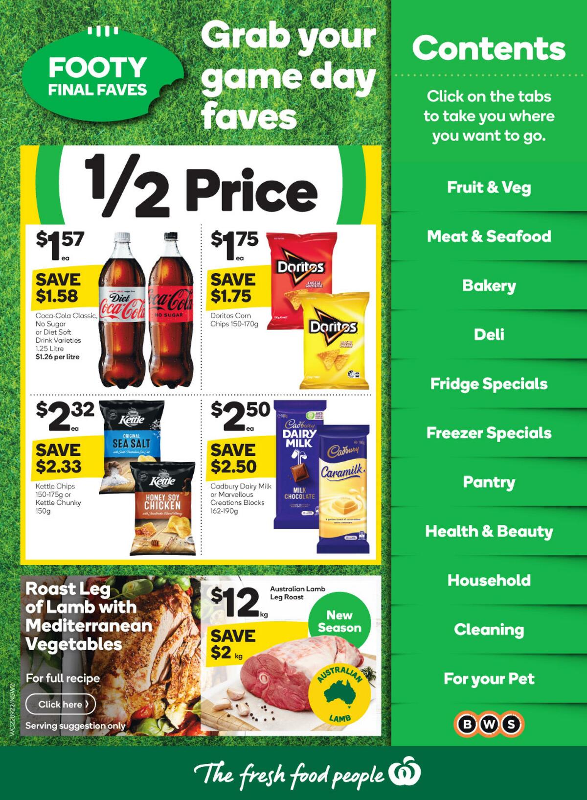 Woolworths Catalogues from 22 September