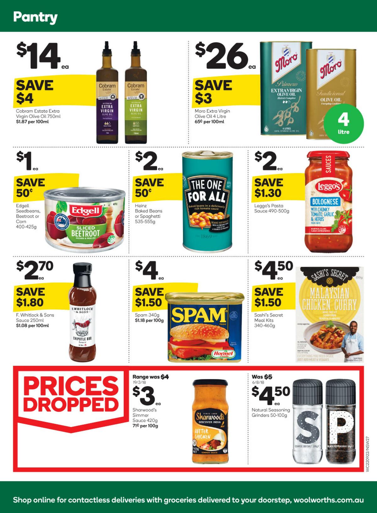 Woolworths Catalogues from 22 September