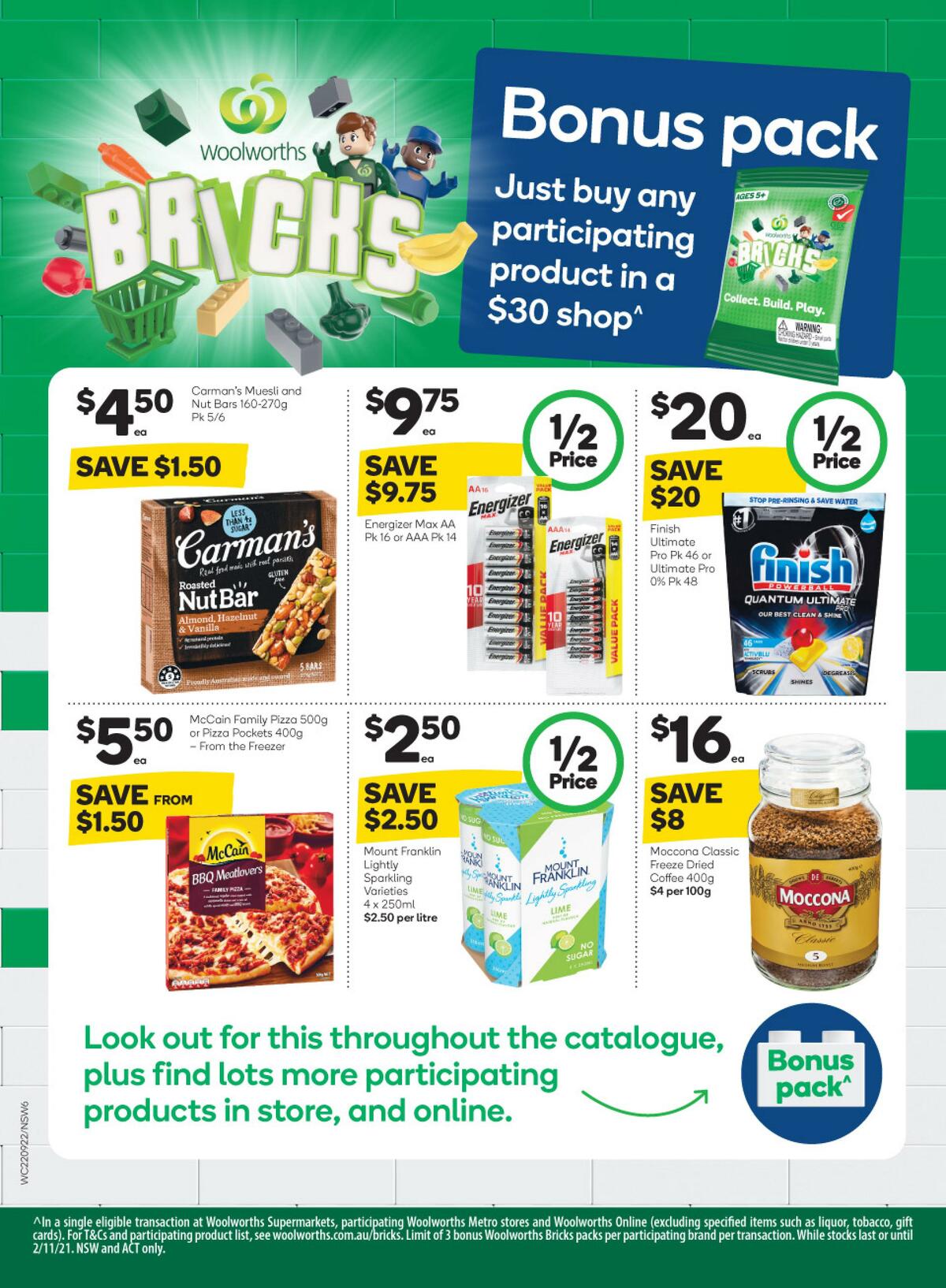 Woolworths Catalogues from 22 September