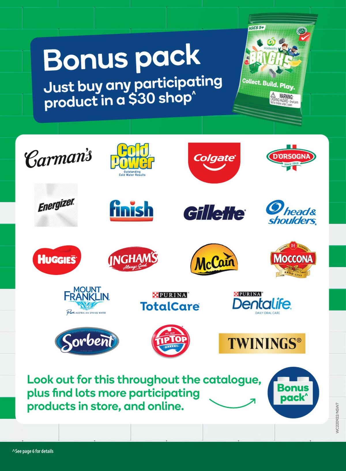 Woolworths Catalogues from 22 September