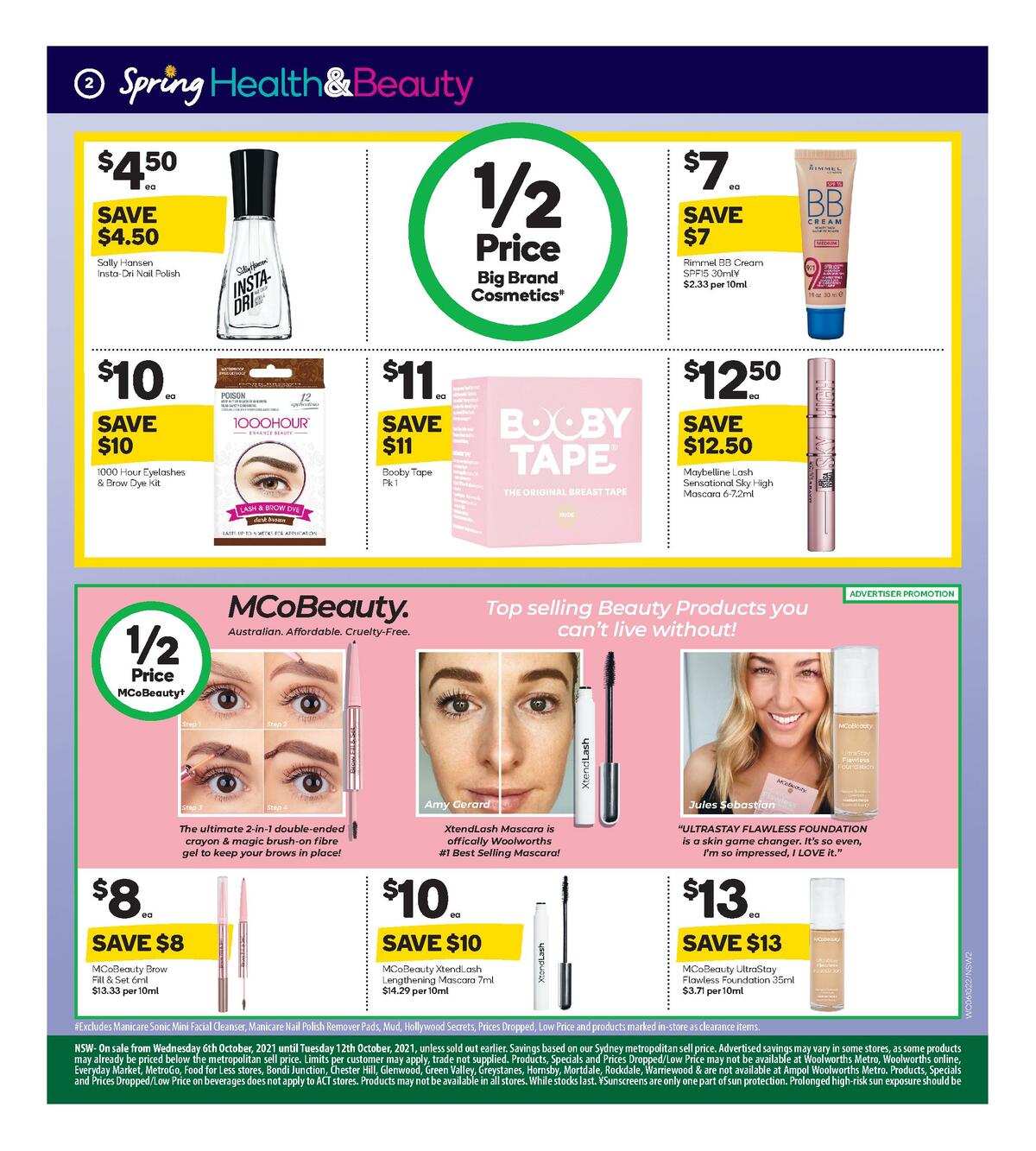 Woolworths Spring Health & Beauty Catalogues from 6 October