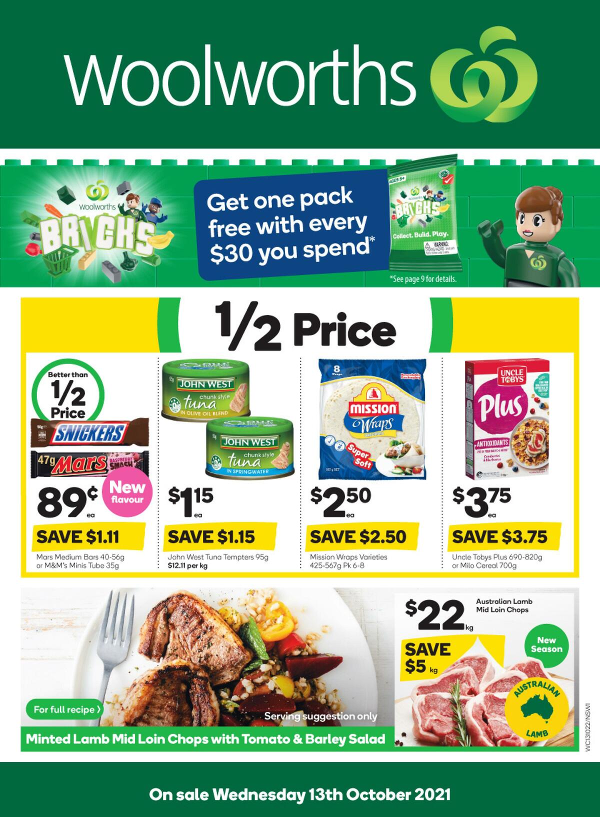 Woolworths Catalogues from 13 October