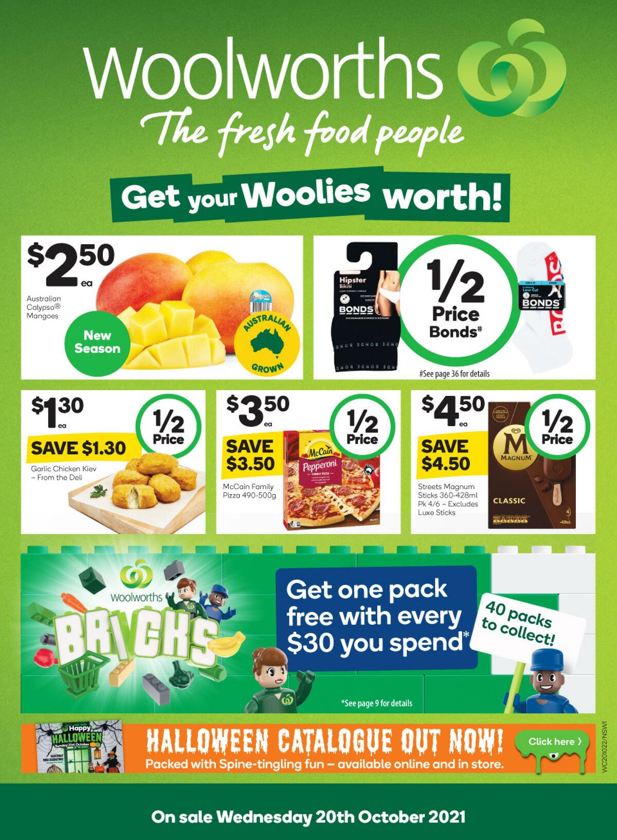 Woolworths Catalogues from 20 October