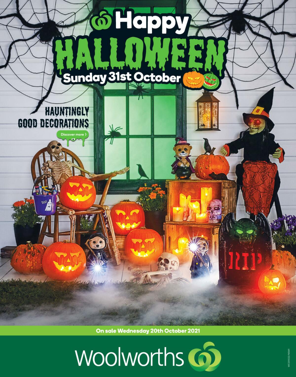 Woolworths Happy Halloween Catalogues from 20 October
