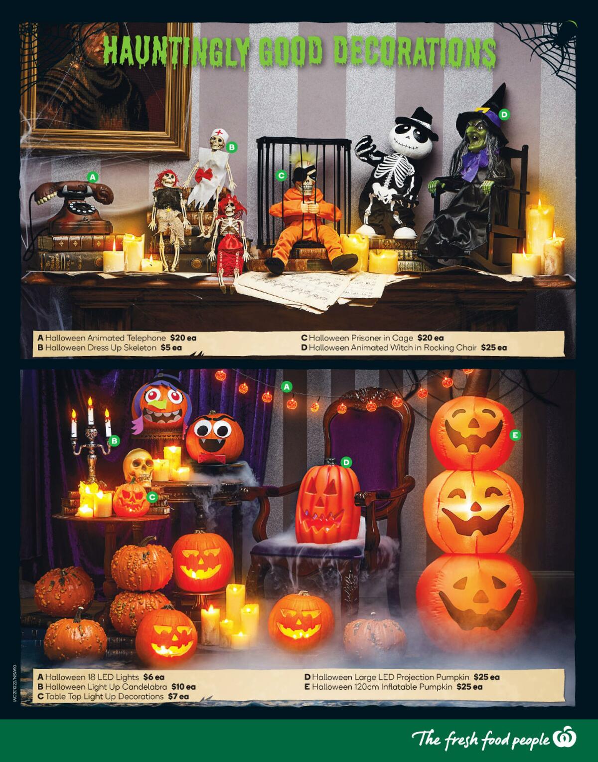 Woolworths Happy Halloween Catalogues from 20 October
