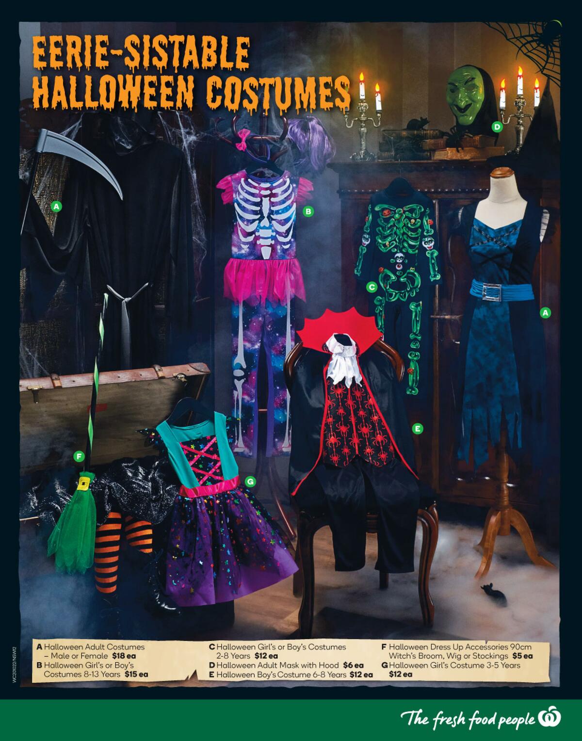Woolworths Happy Halloween Catalogues from 20 October