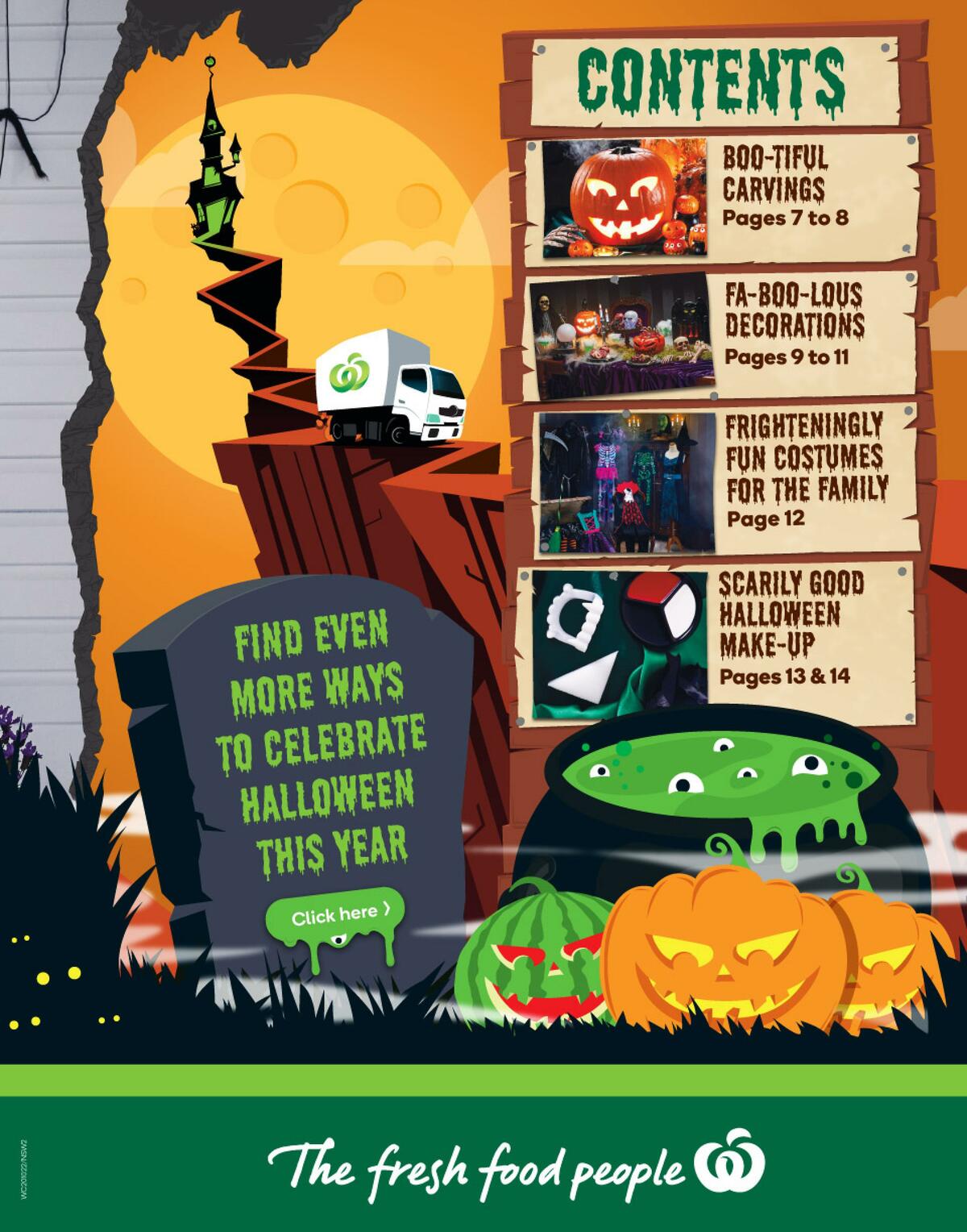 Woolworths Happy Halloween Catalogues from 20 October