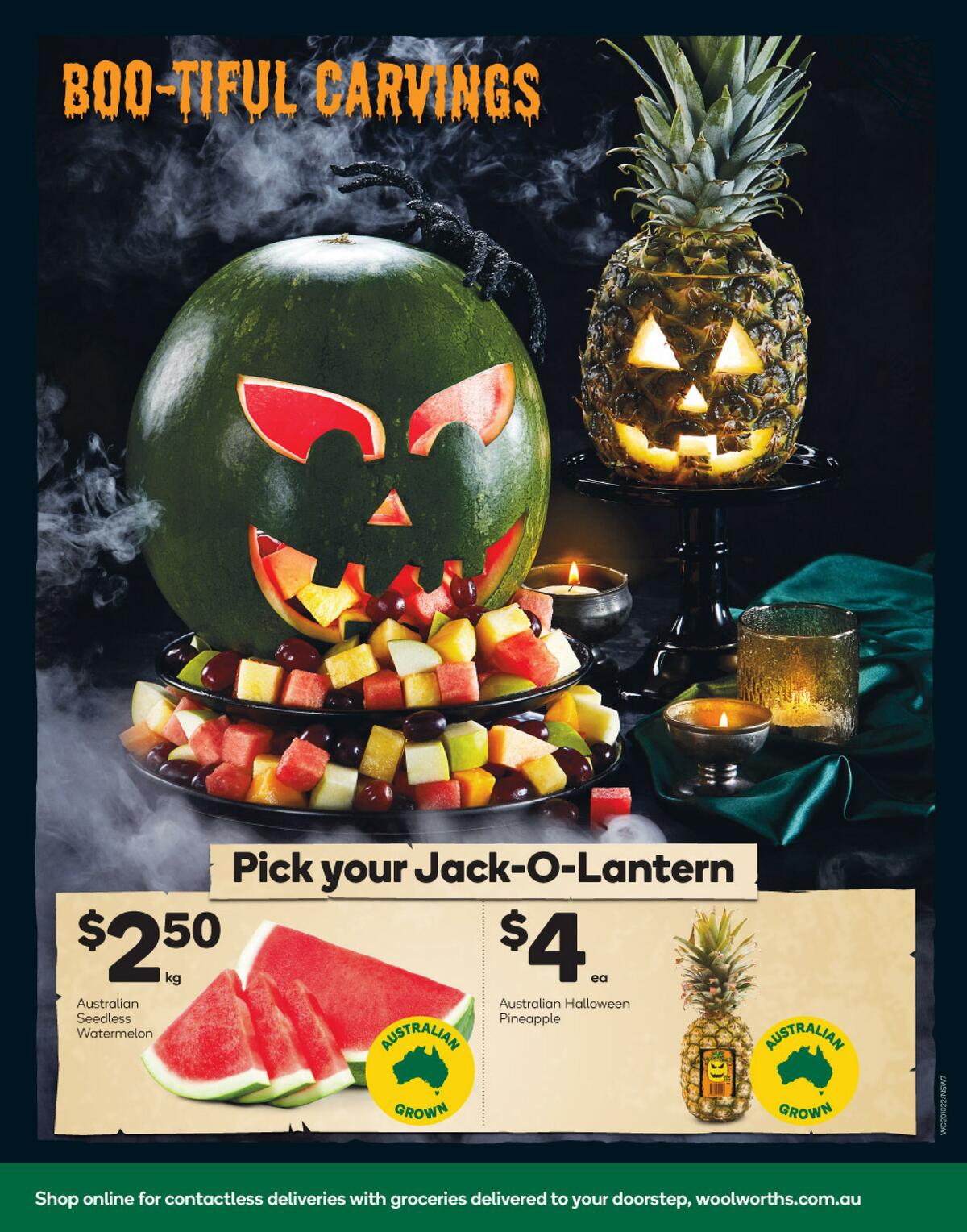 Woolworths Happy Halloween Catalogues from 20 October
