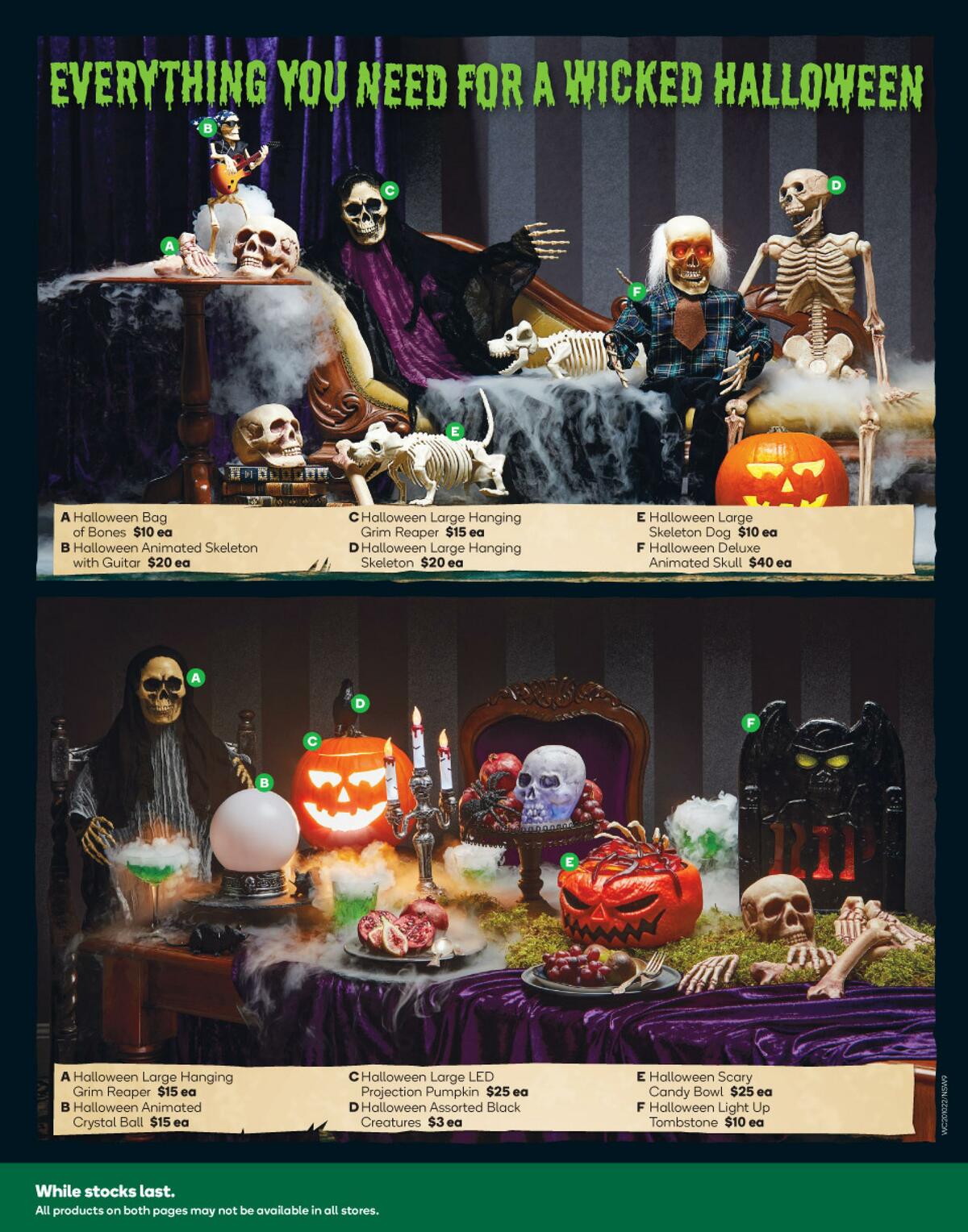 Woolworths Happy Halloween Catalogues from 20 October