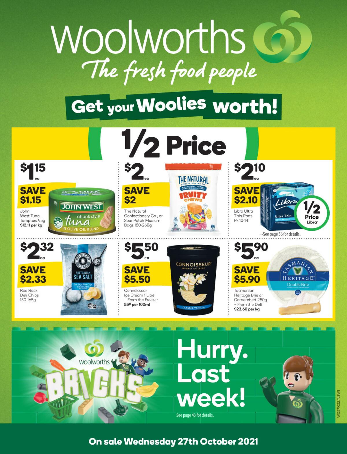 Woolworths Catalogues from 27 October