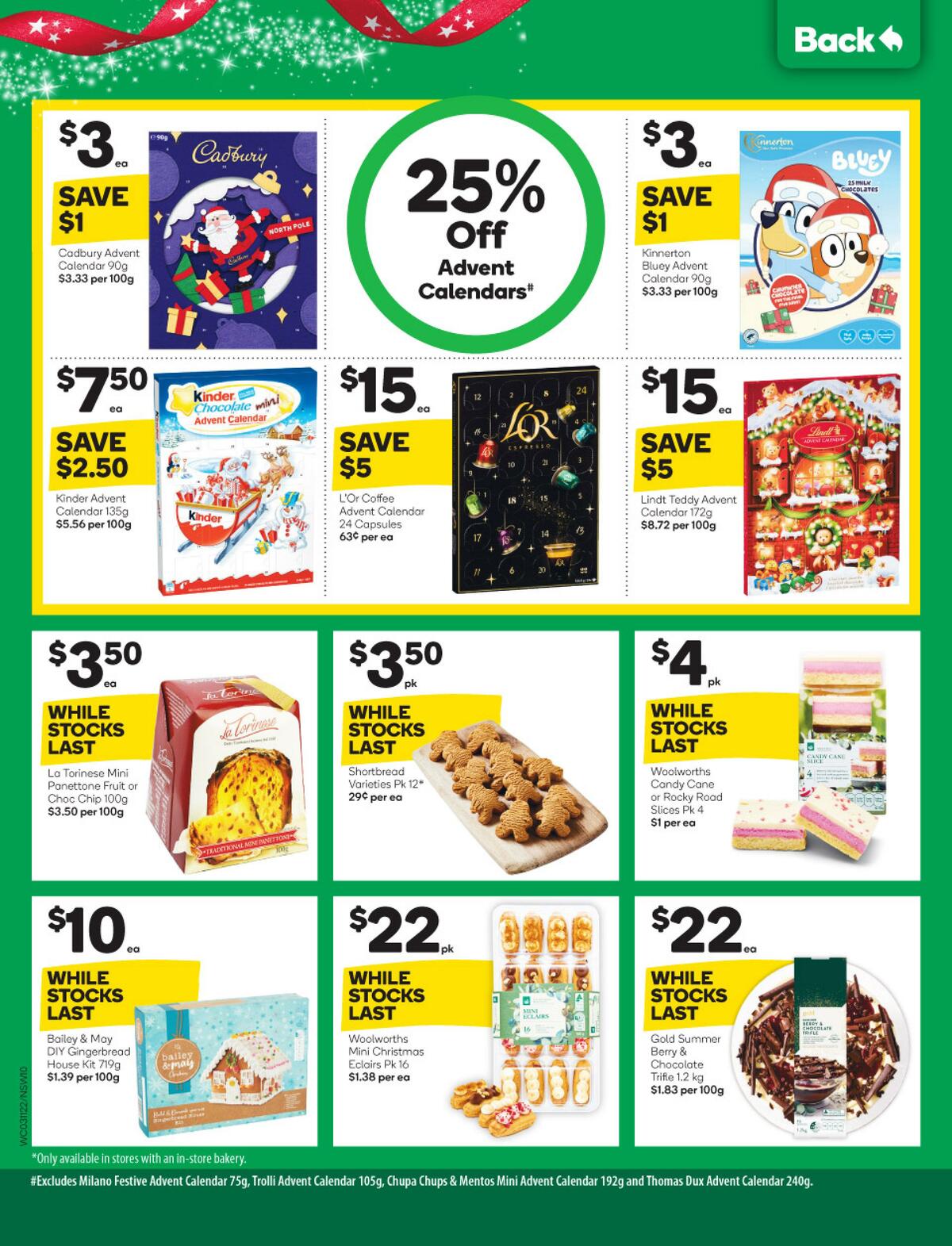 Woolworths Catalogues from 3 November