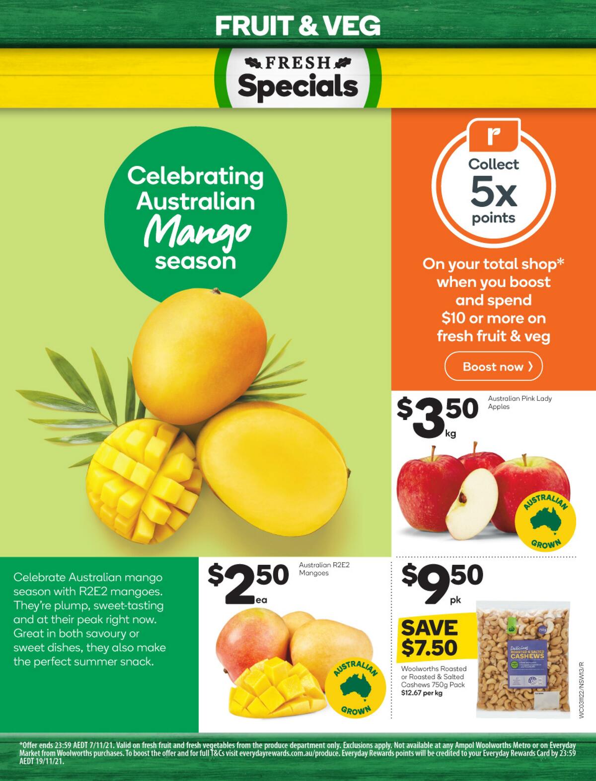 Woolworths Catalogues from 3 November