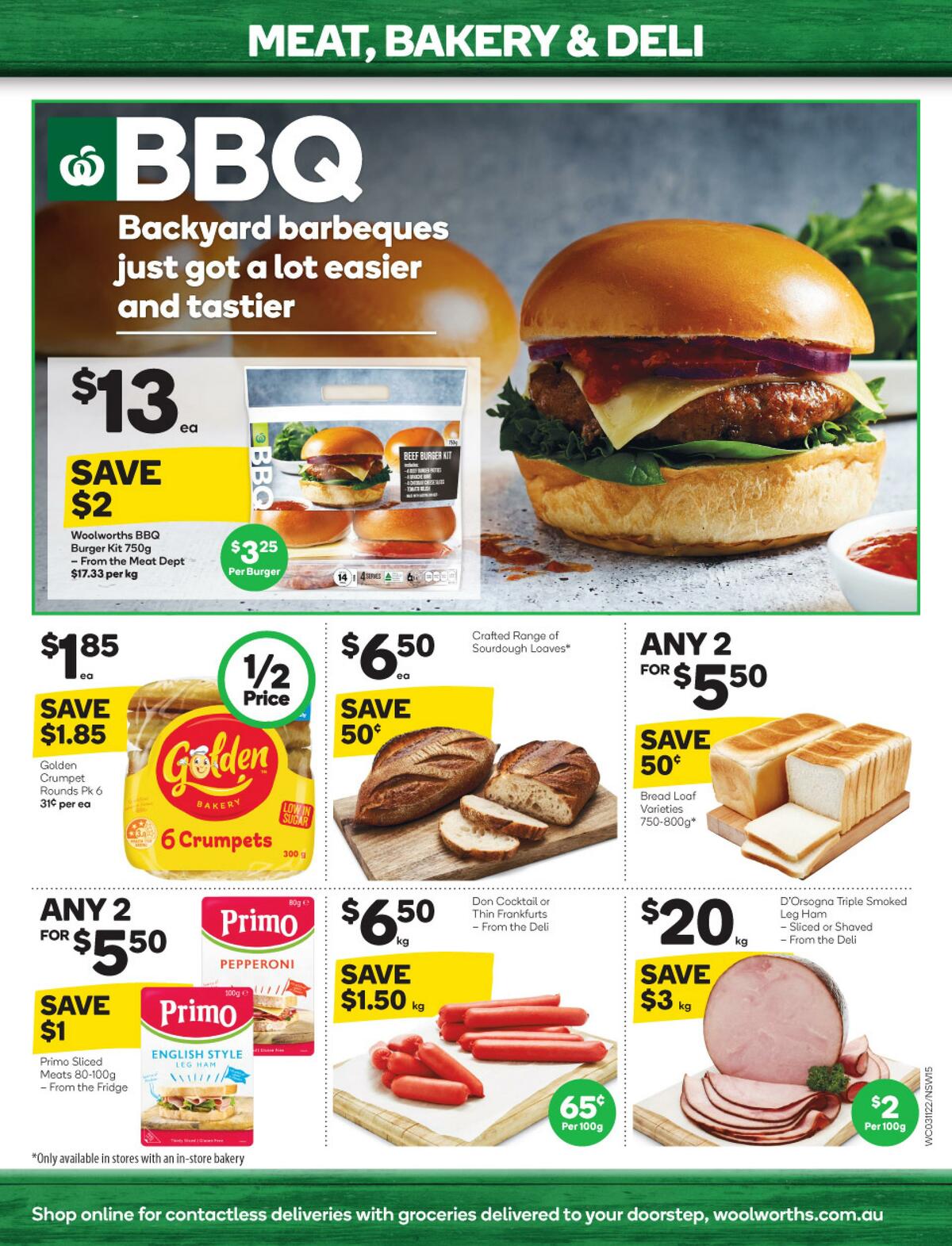 Woolworths Catalogues from 3 November