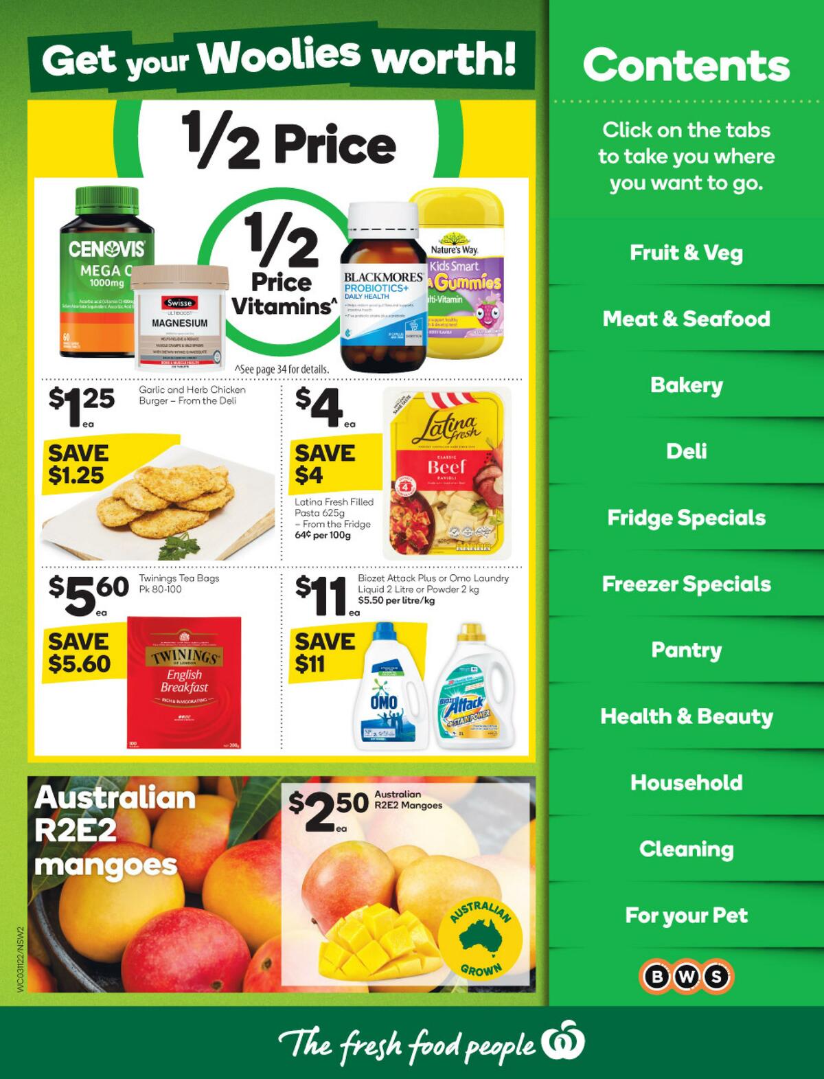 Woolworths Catalogues from 3 November