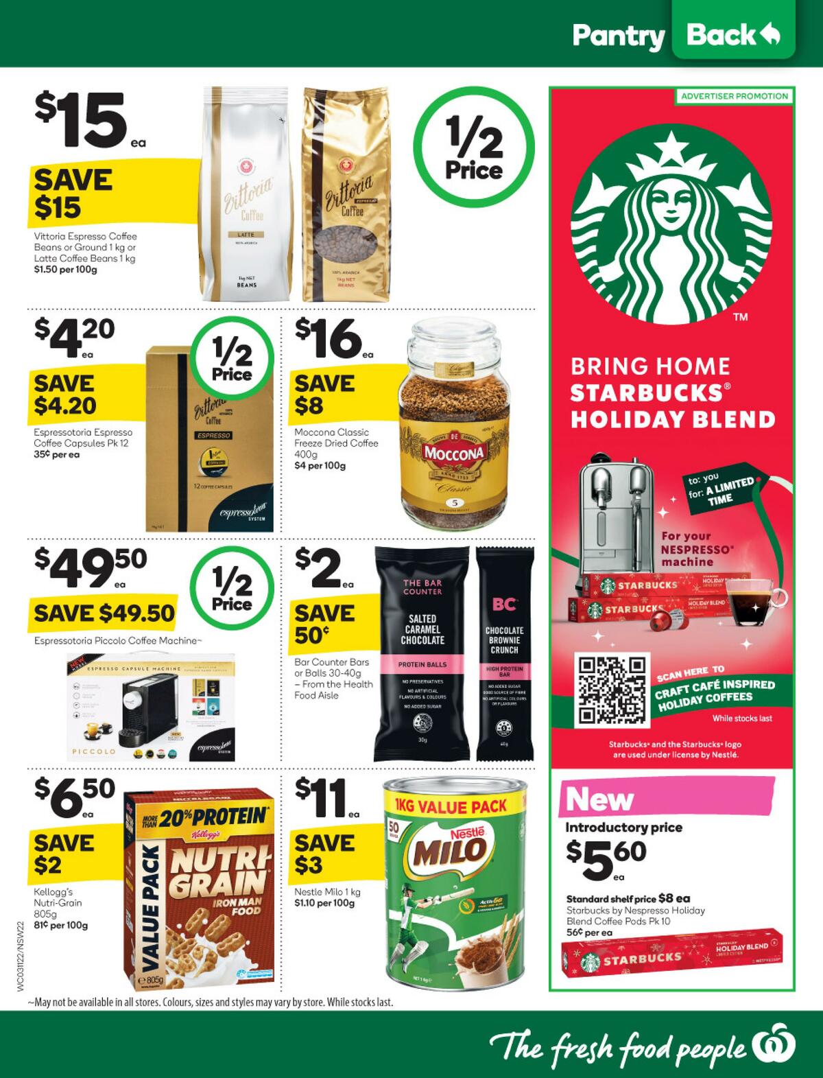 Woolworths Catalogues from 3 November