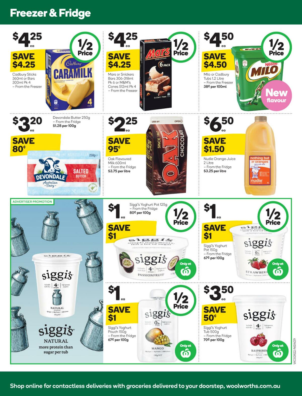 Woolworths Catalogues from 3 November