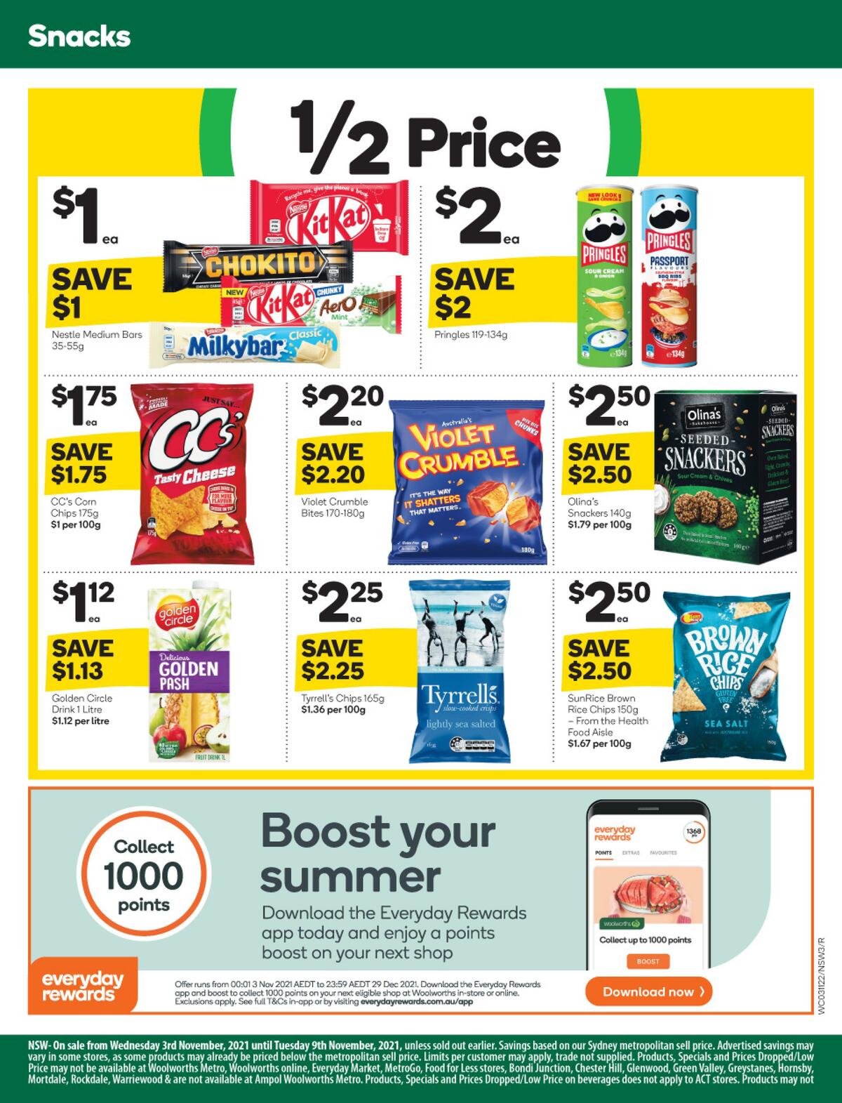 Woolworths Catalogues from 3 November