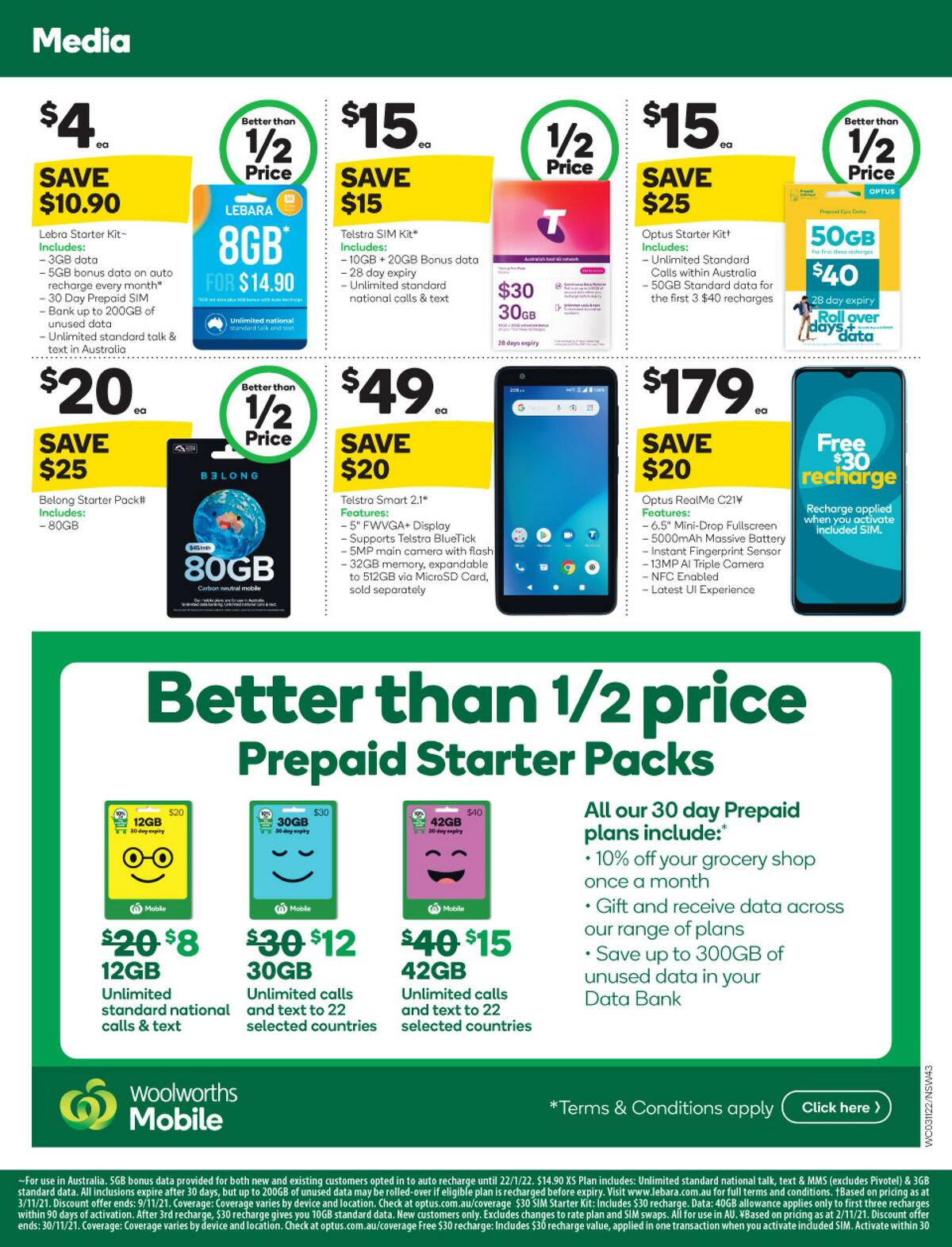 Woolworths Catalogues from 3 November