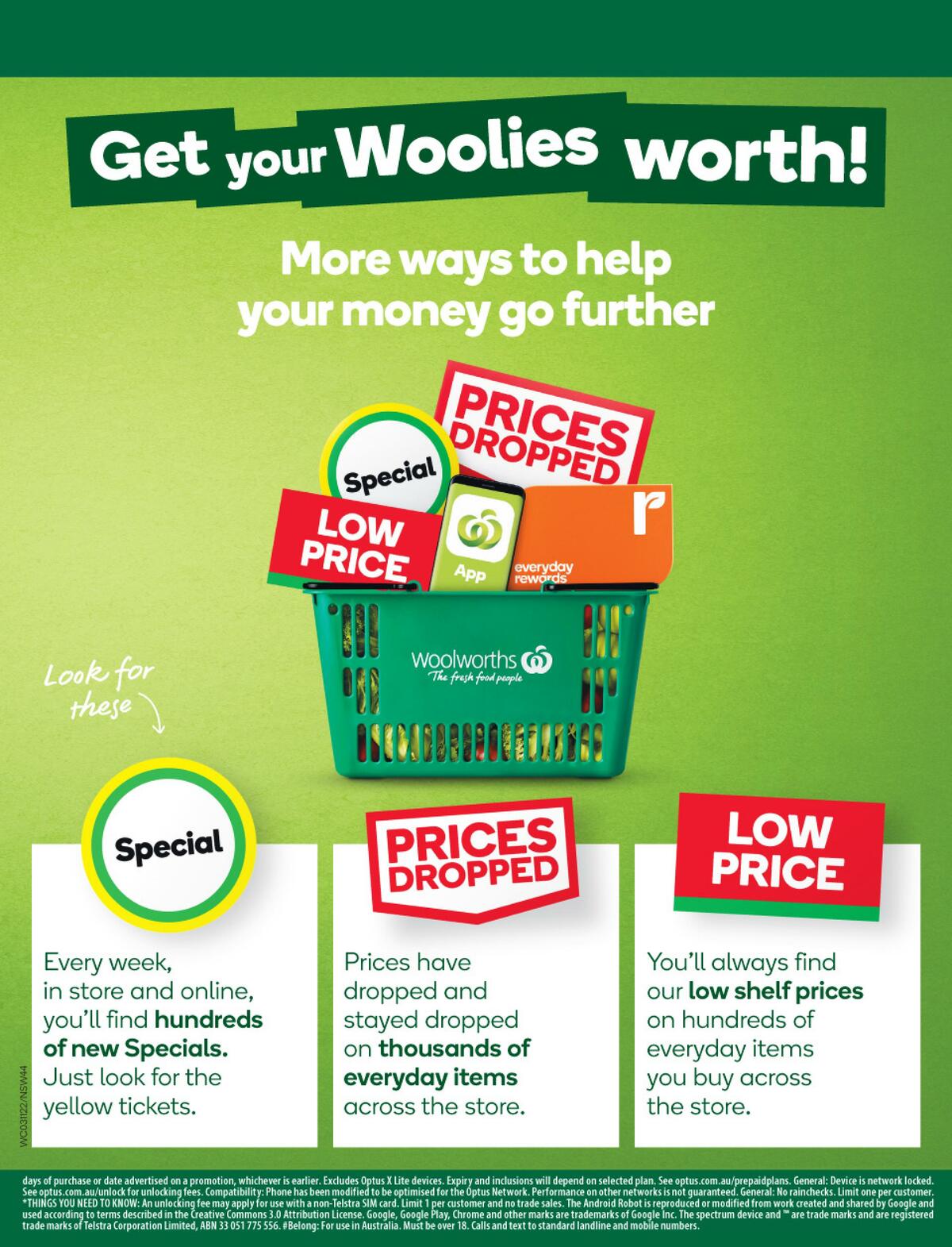 Woolworths Catalogues from 3 November