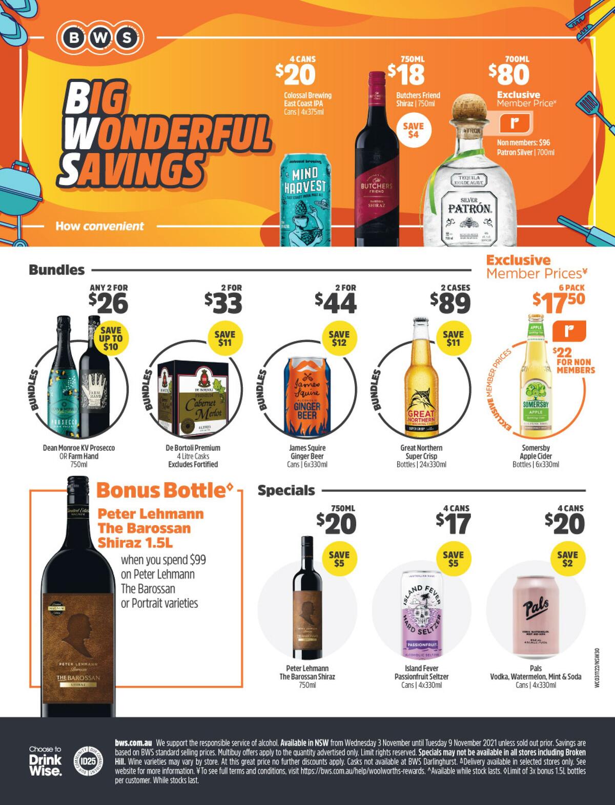 Woolworths Catalogues from 3 November