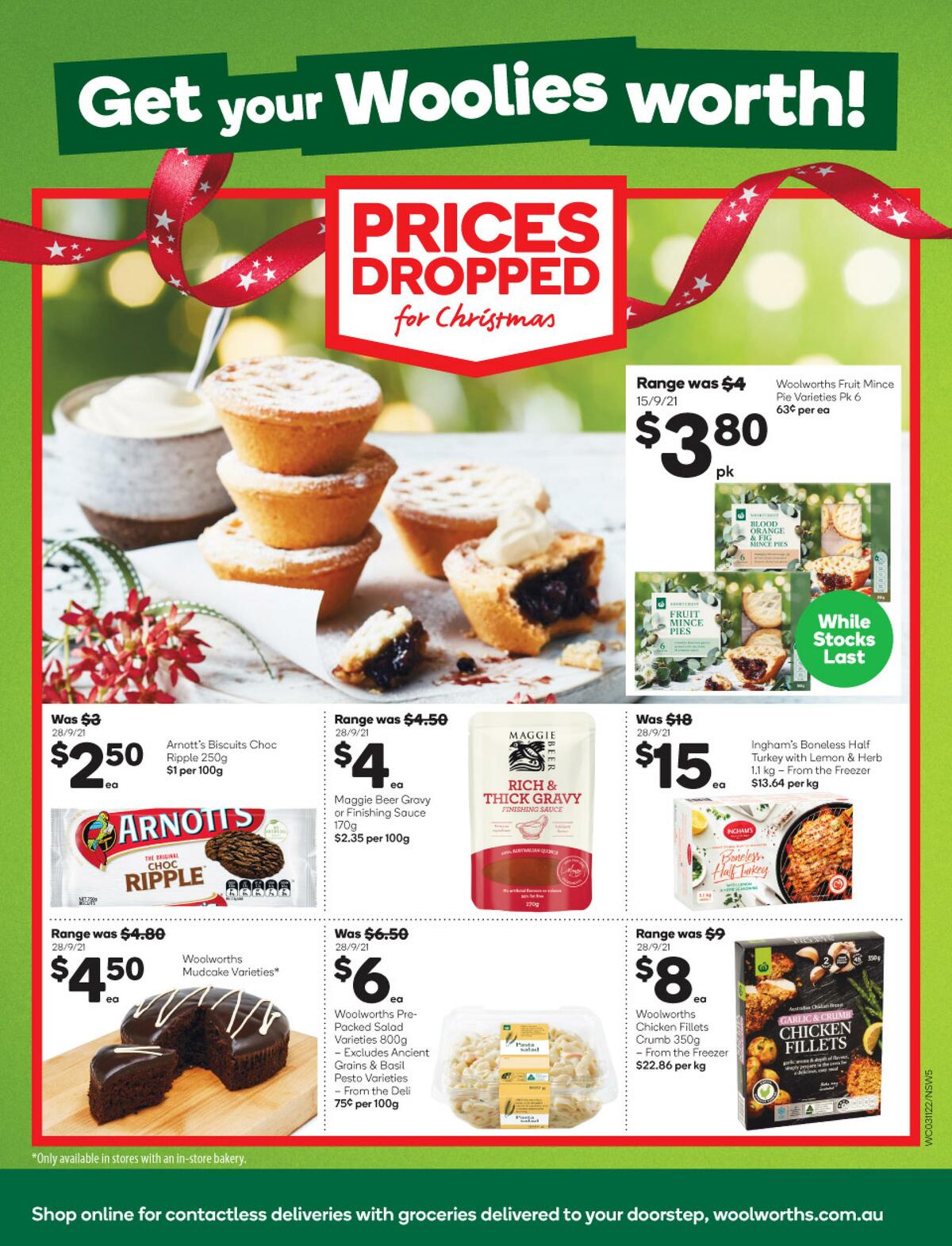 Woolworths Catalogues from 3 November