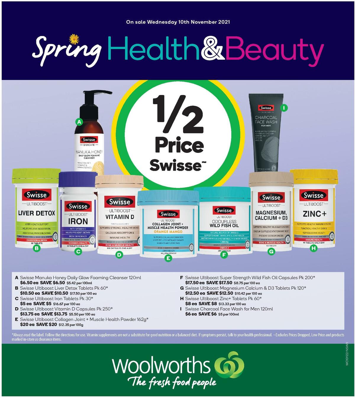 Woolworths Health & Beauty Catalogues from 10 November