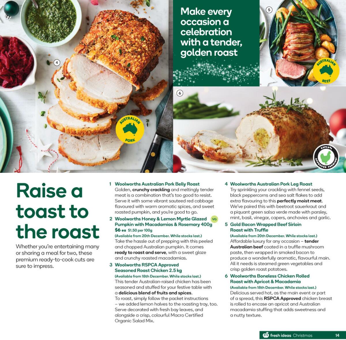 Woolworths Christmas Inspiration Guide Catalogues from 1 December