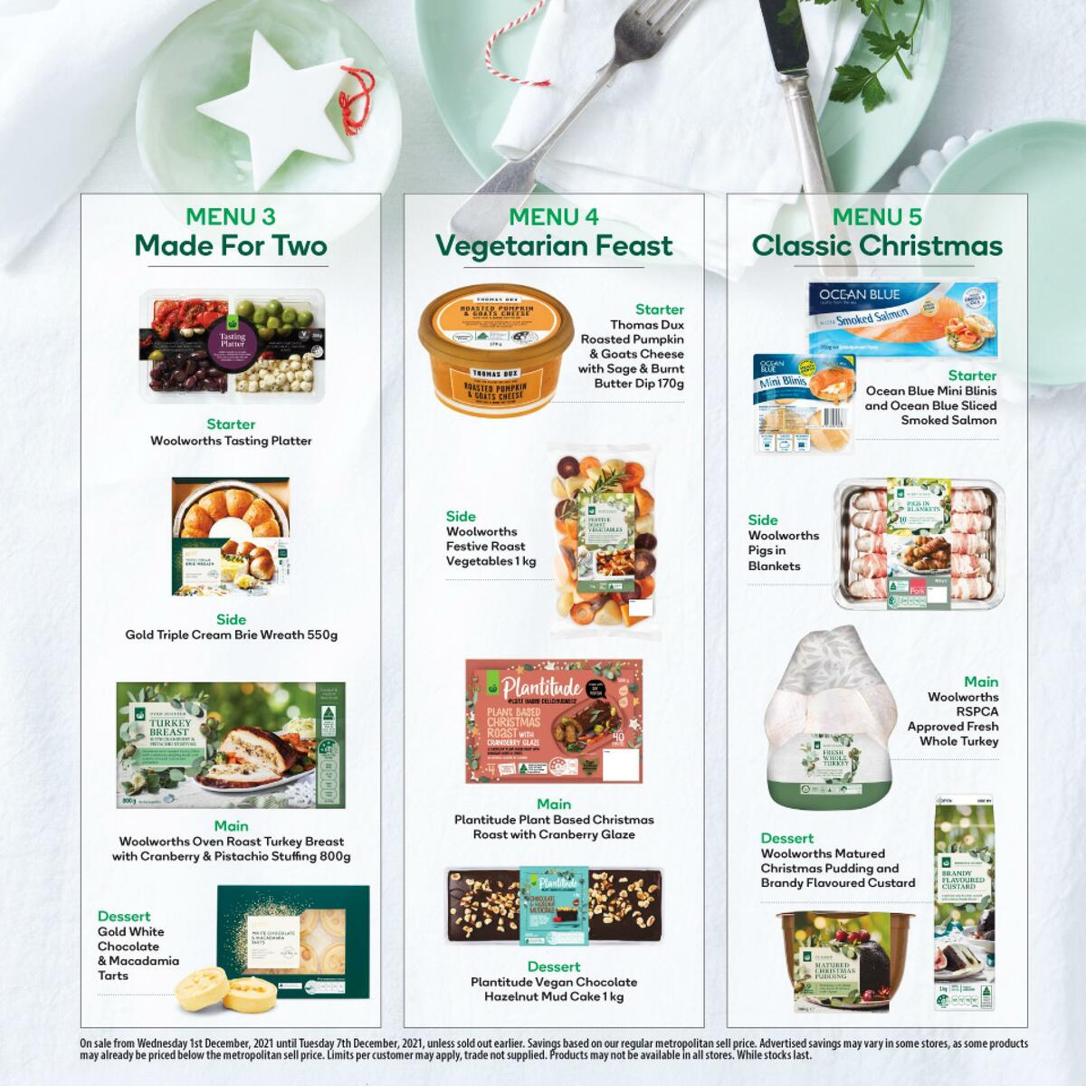 Woolworths Christmas Inspiration Guide Catalogues from 1 December