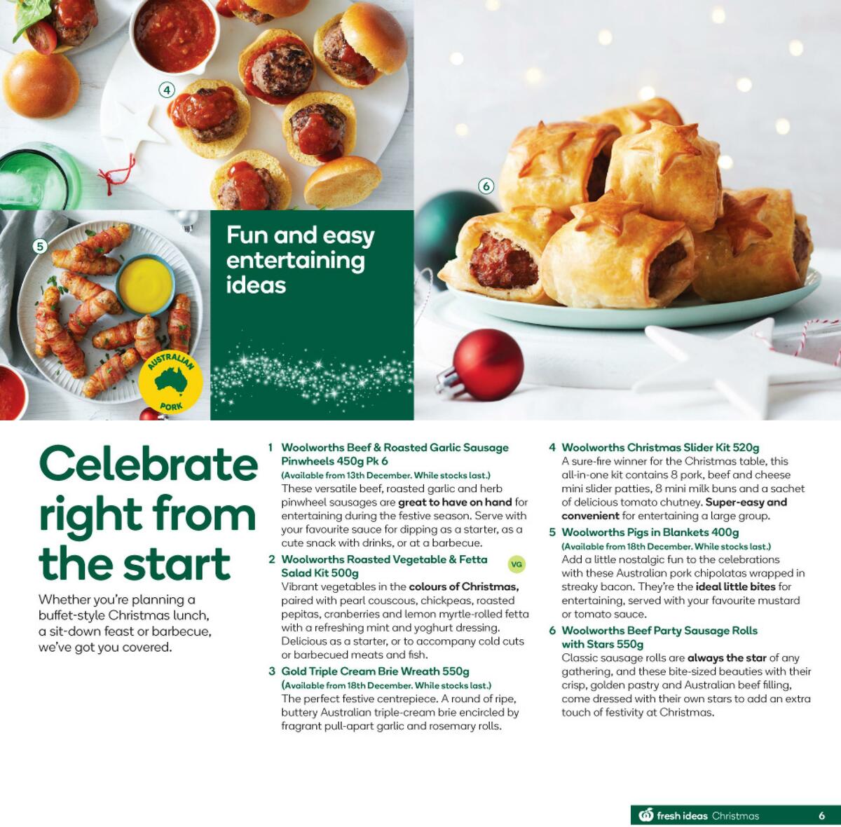 Woolworths Christmas Inspiration Guide Catalogues from 1 December