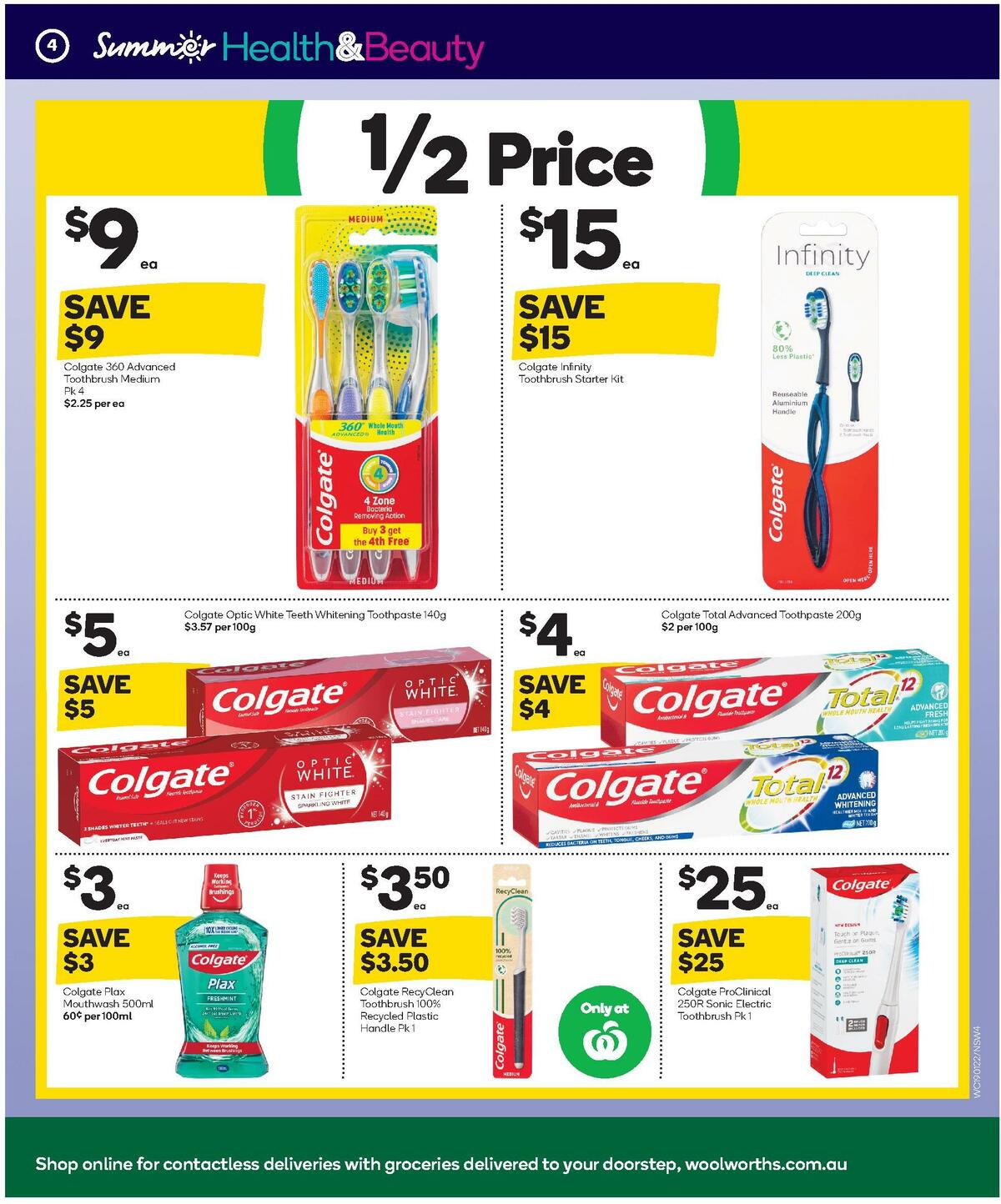 Woolworths Health & Beauty Catalogues from 19 January