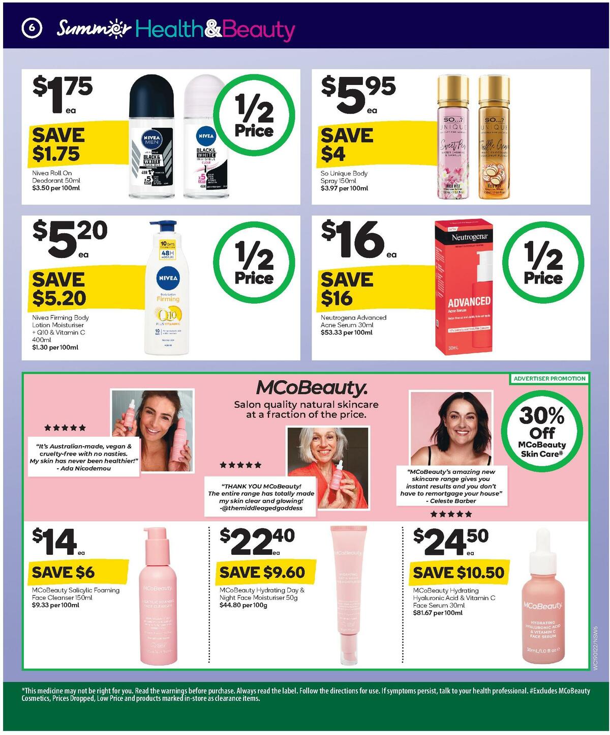 Woolworths Health & Beauty Catalogues from 19 January