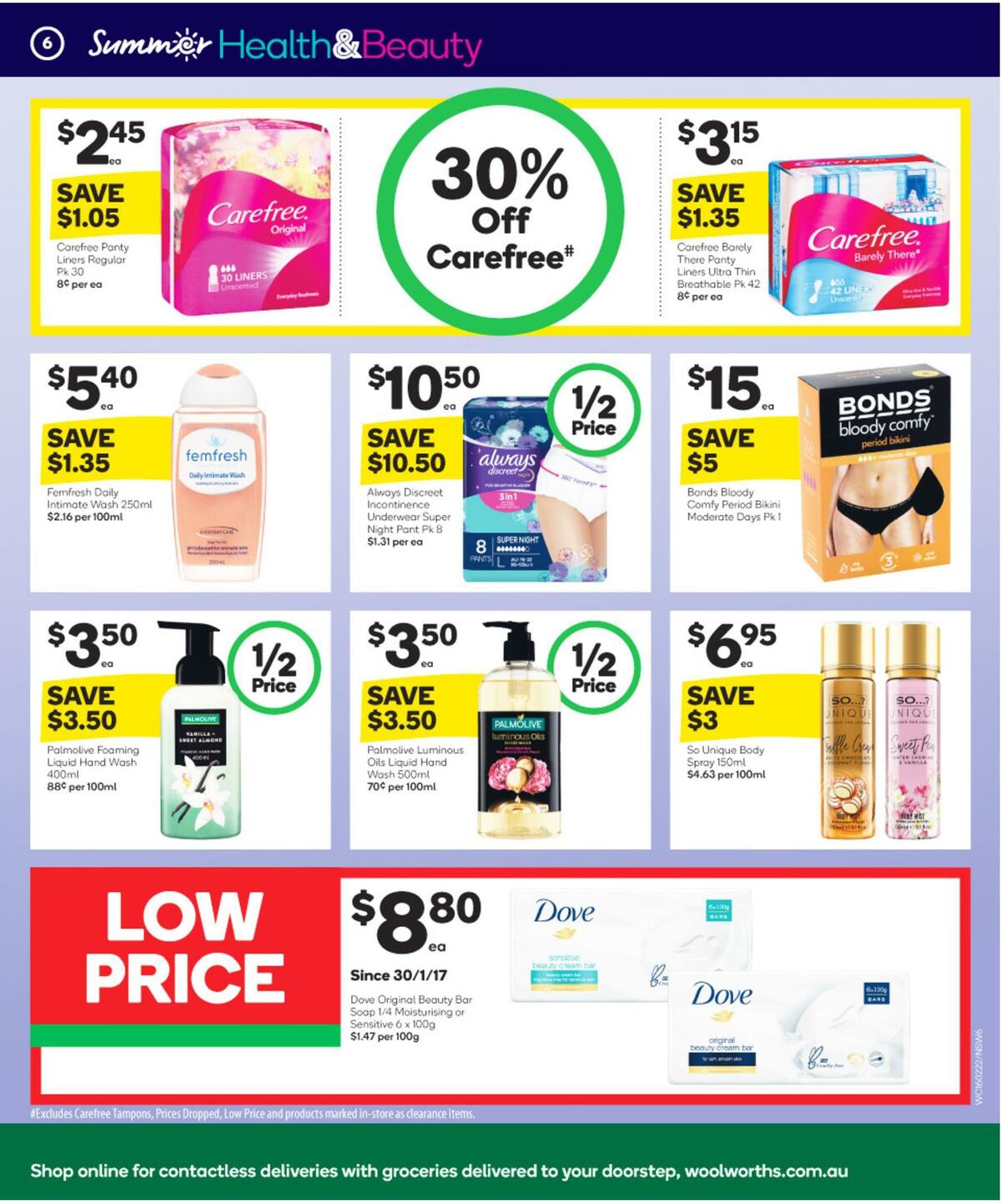 Woolworths Health & Beauty Catalogues from 16 February