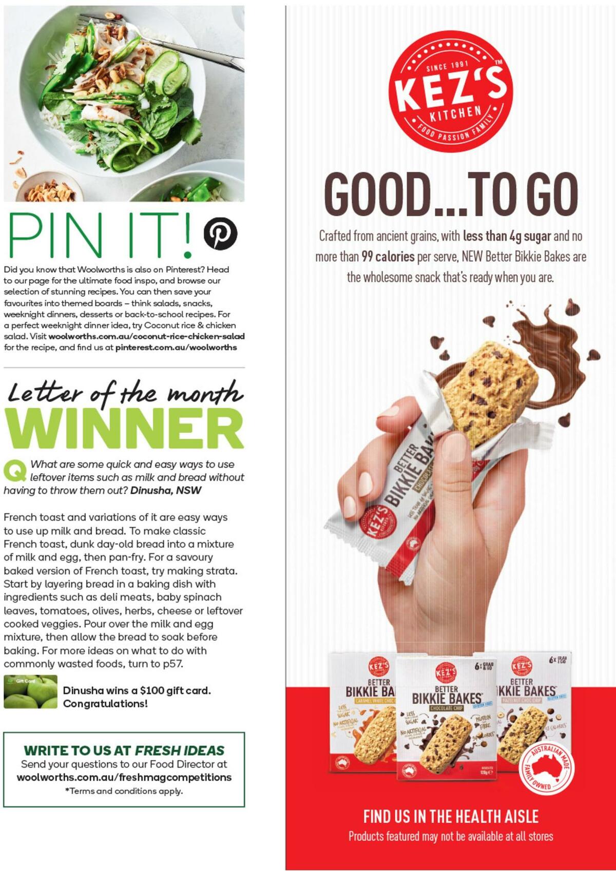 Woolworths Magazine March Catalogues from 1 March