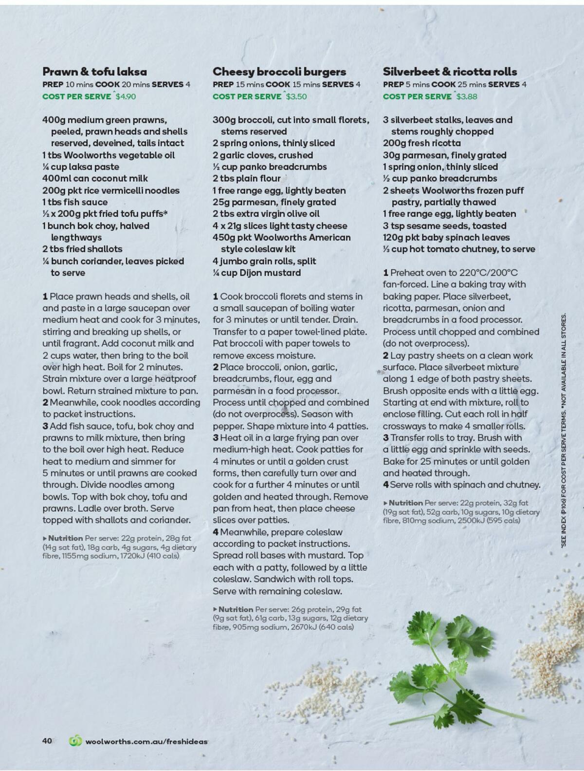 Woolworths Magazine March Catalogues from 1 March