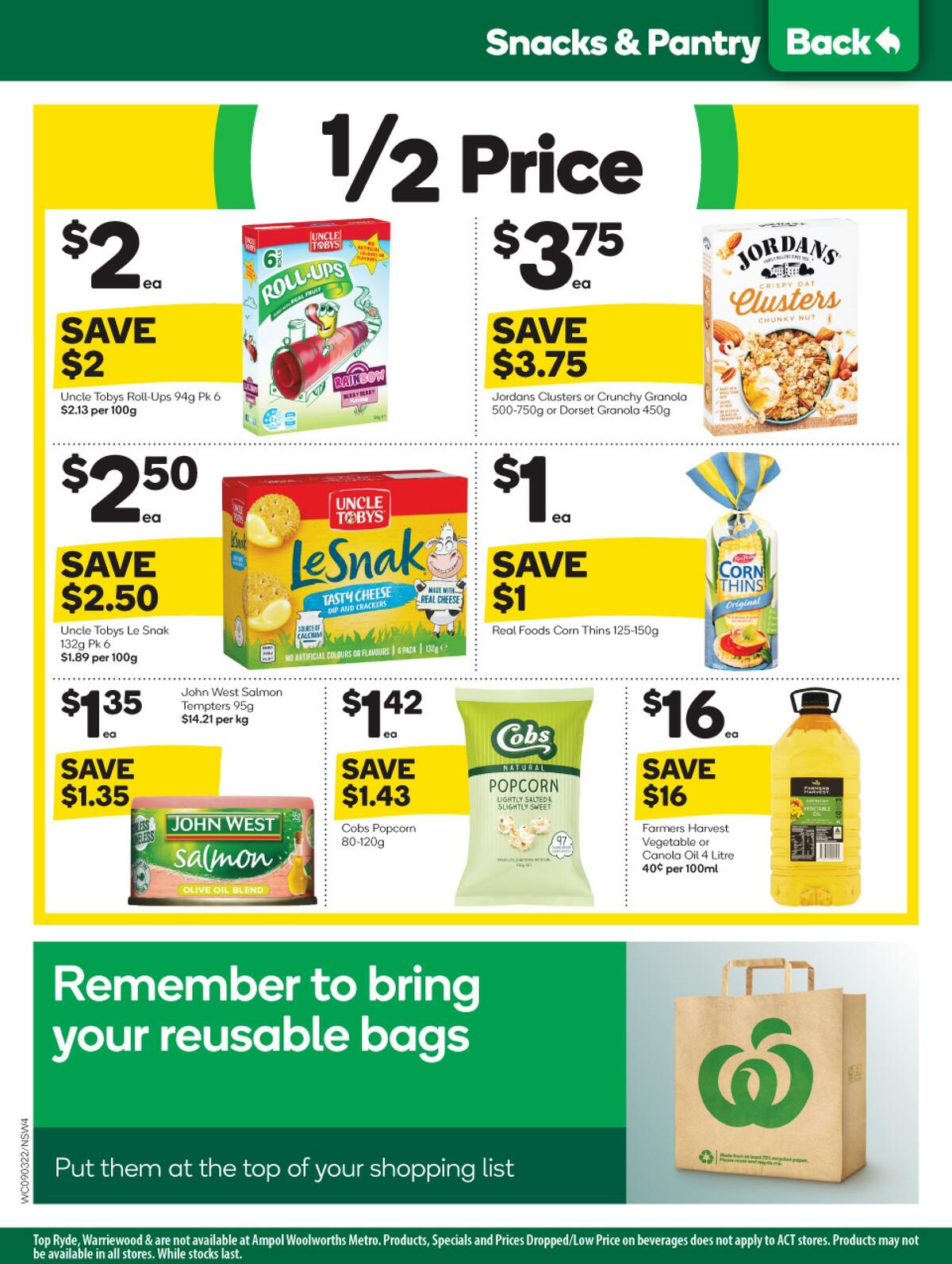 Woolworths Catalogues from 9 March
