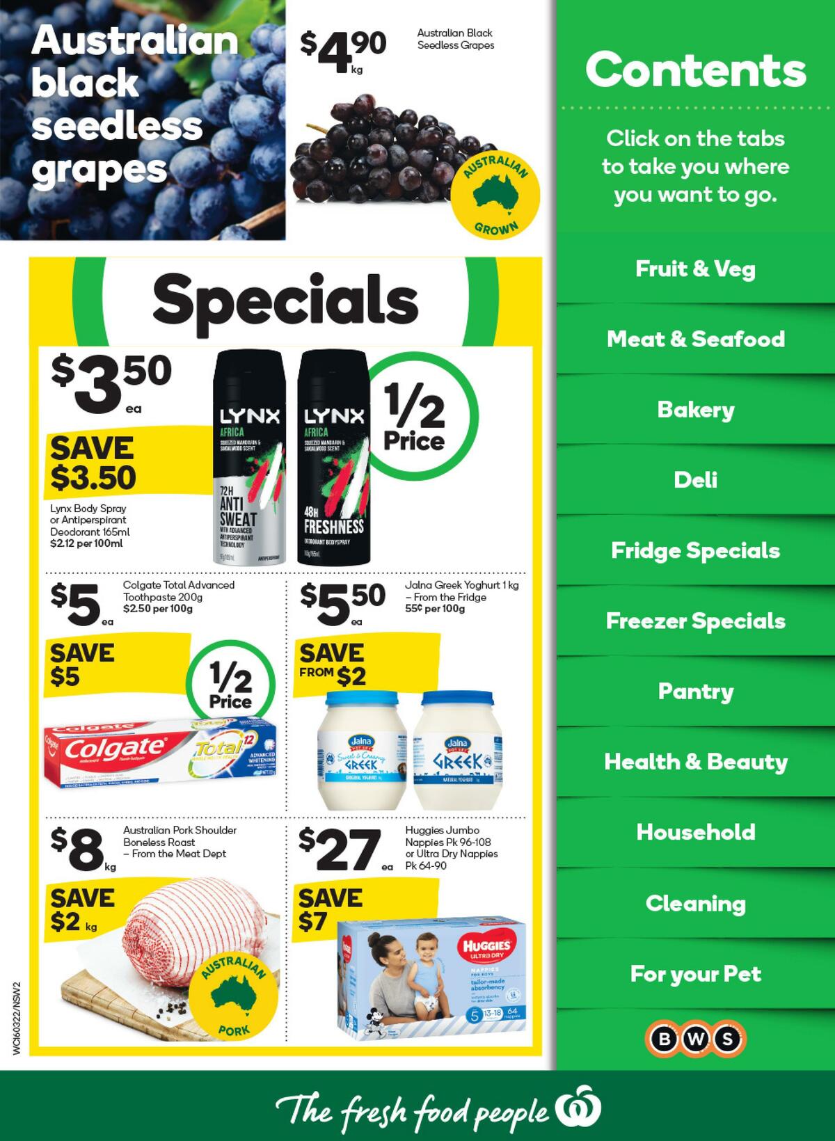 Woolworths Catalogues from 16 March