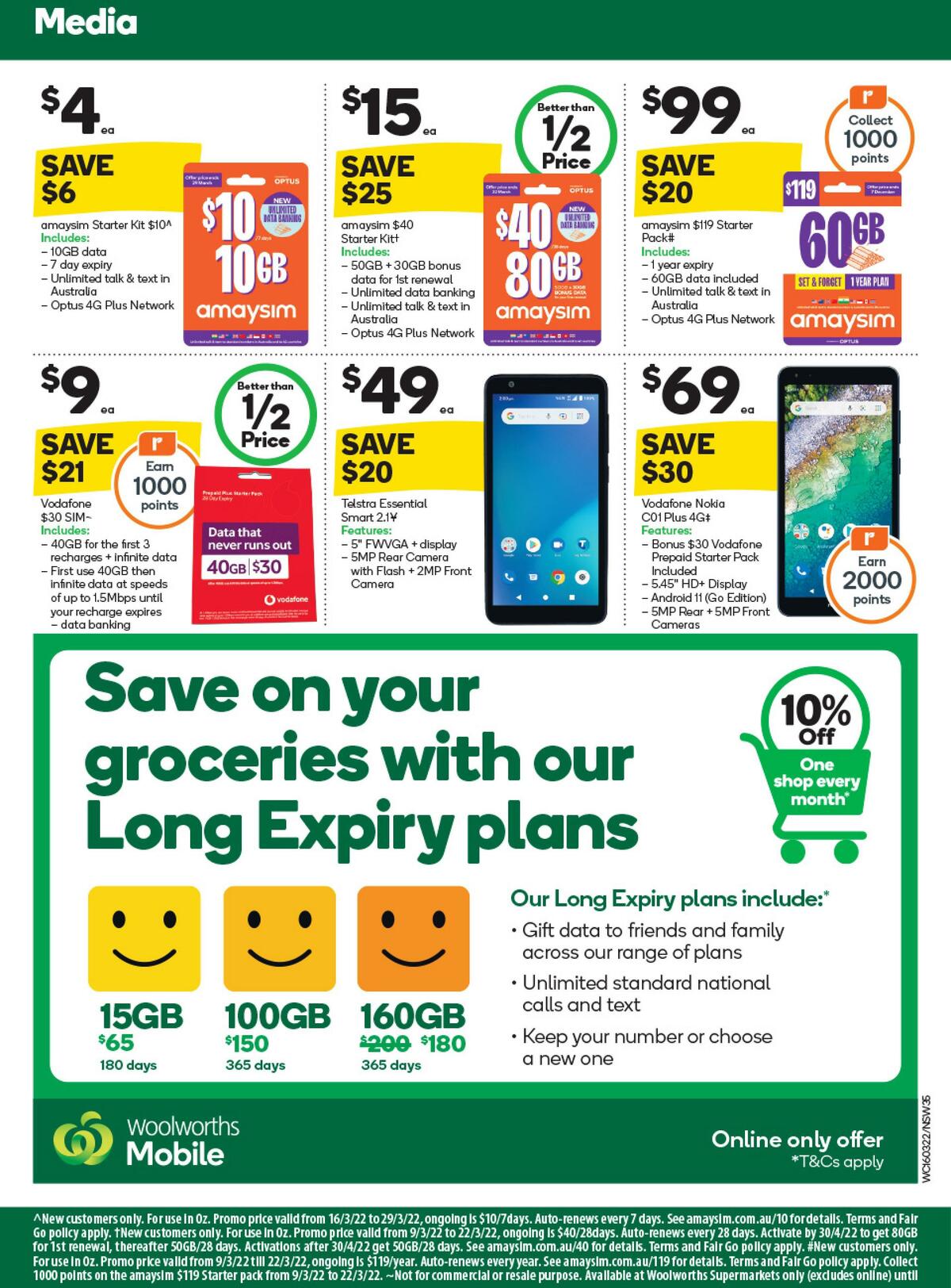 Woolworths Catalogues from 16 March