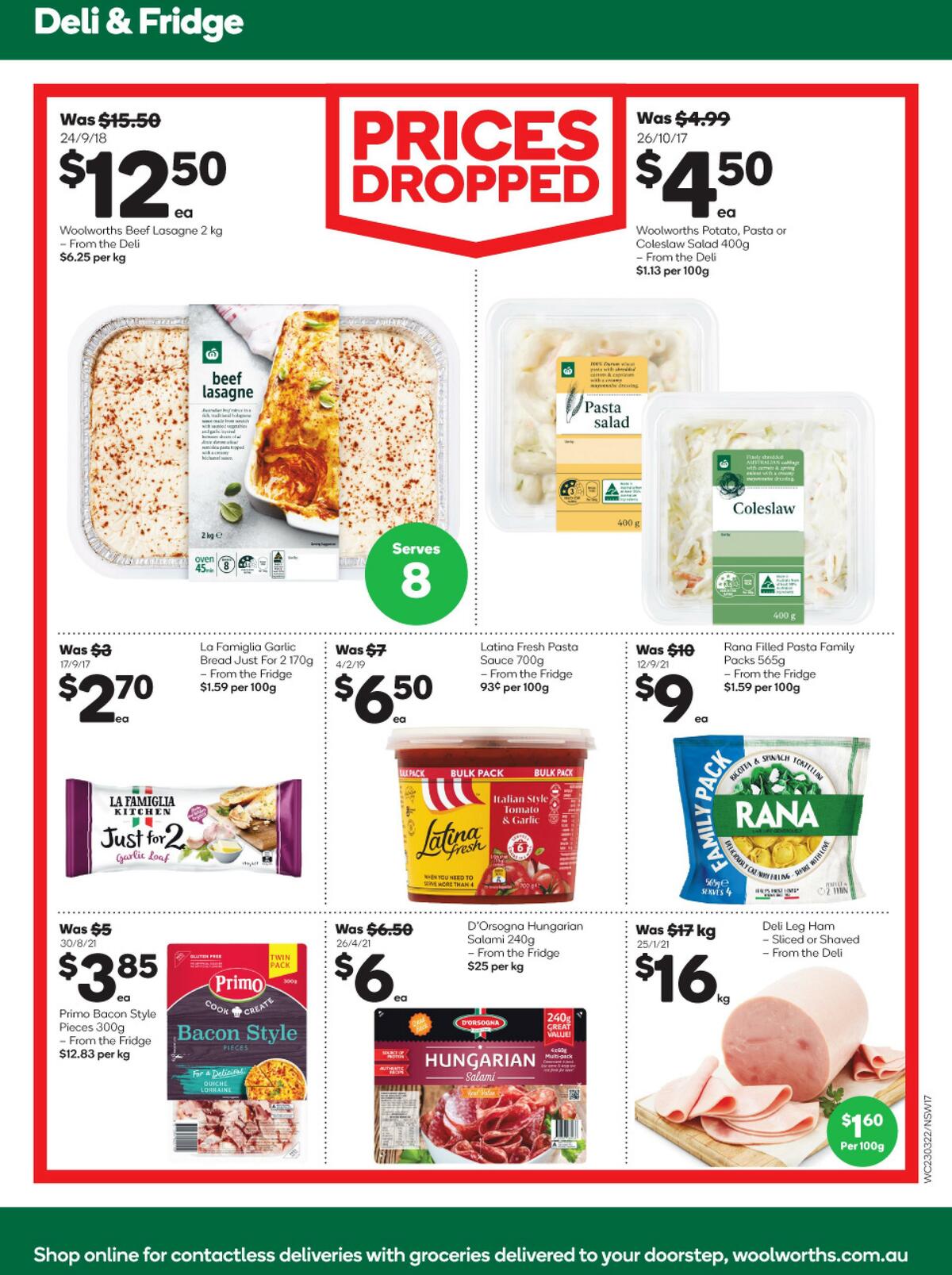 Woolworths Catalogues from 23 March