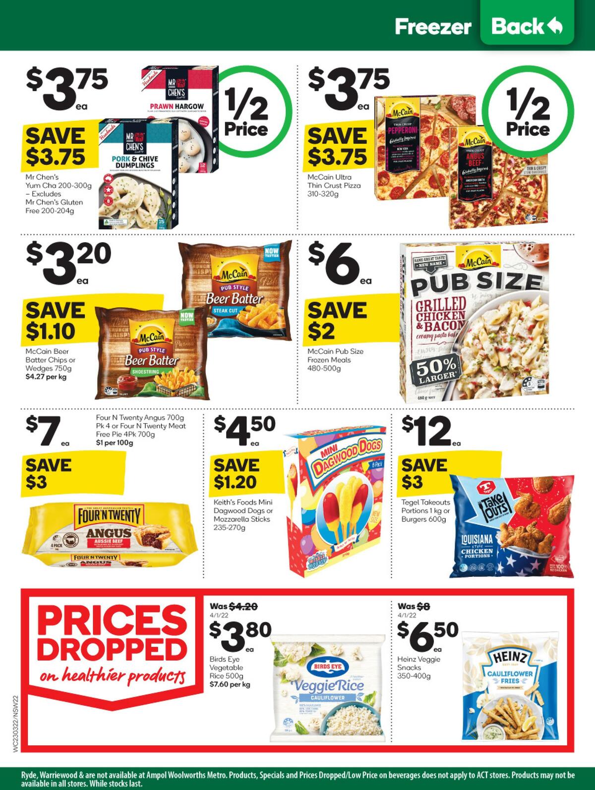 Woolworths Catalogues from 23 March