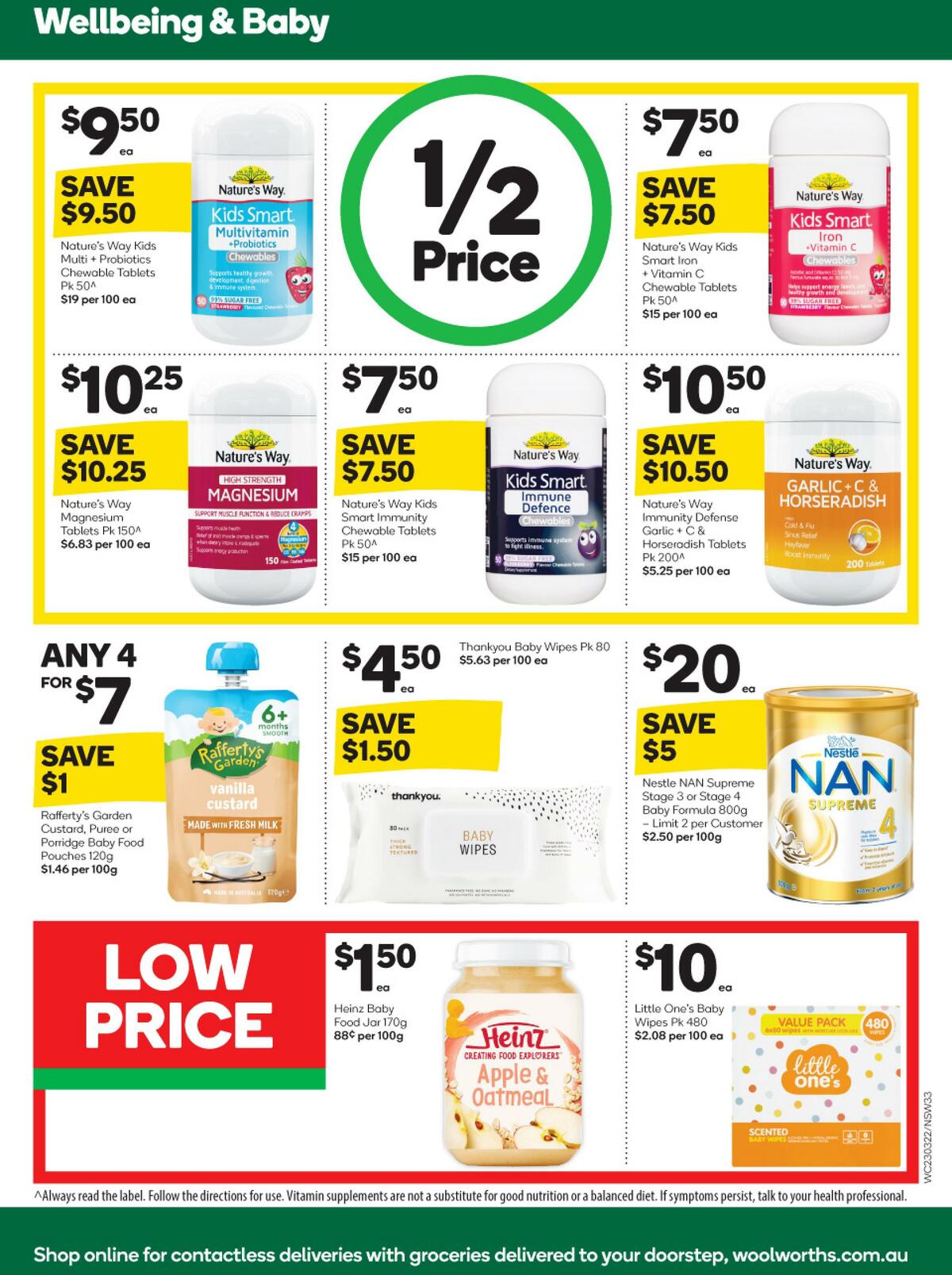 Woolworths Catalogues from 23 March