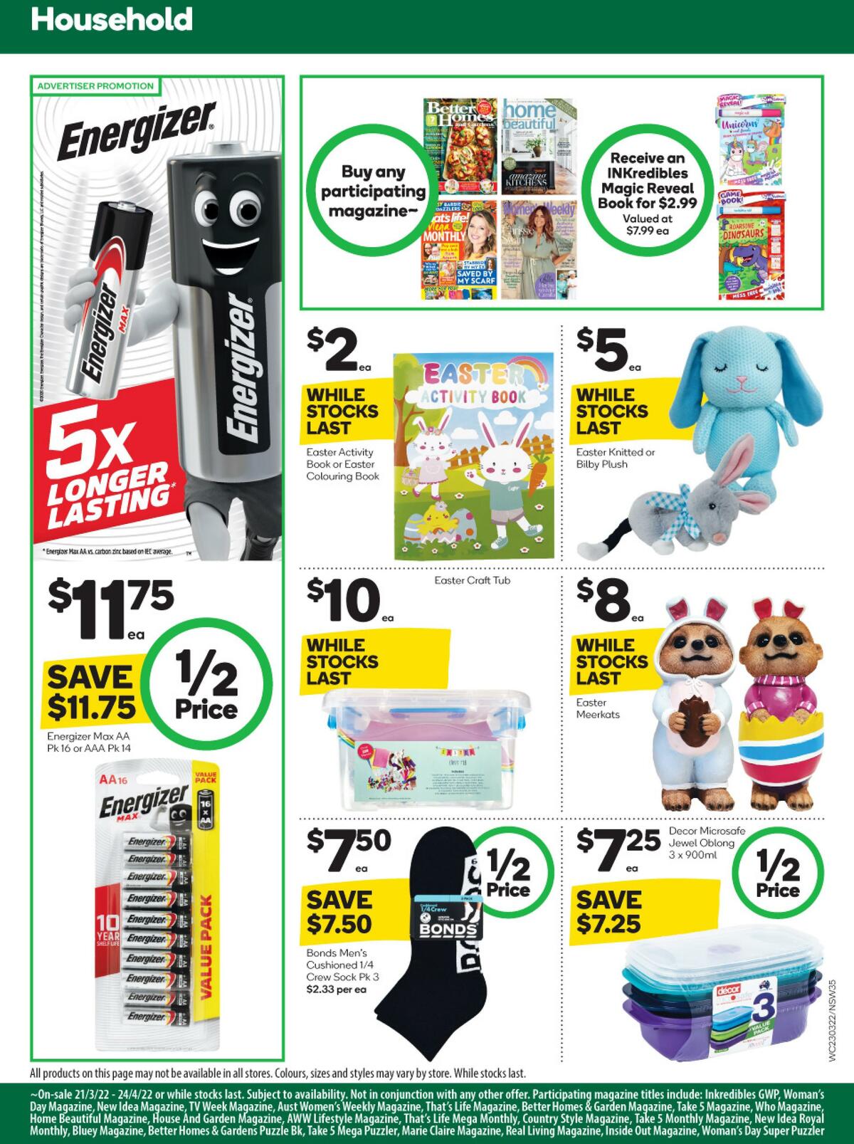 Woolworths Catalogues from 23 March