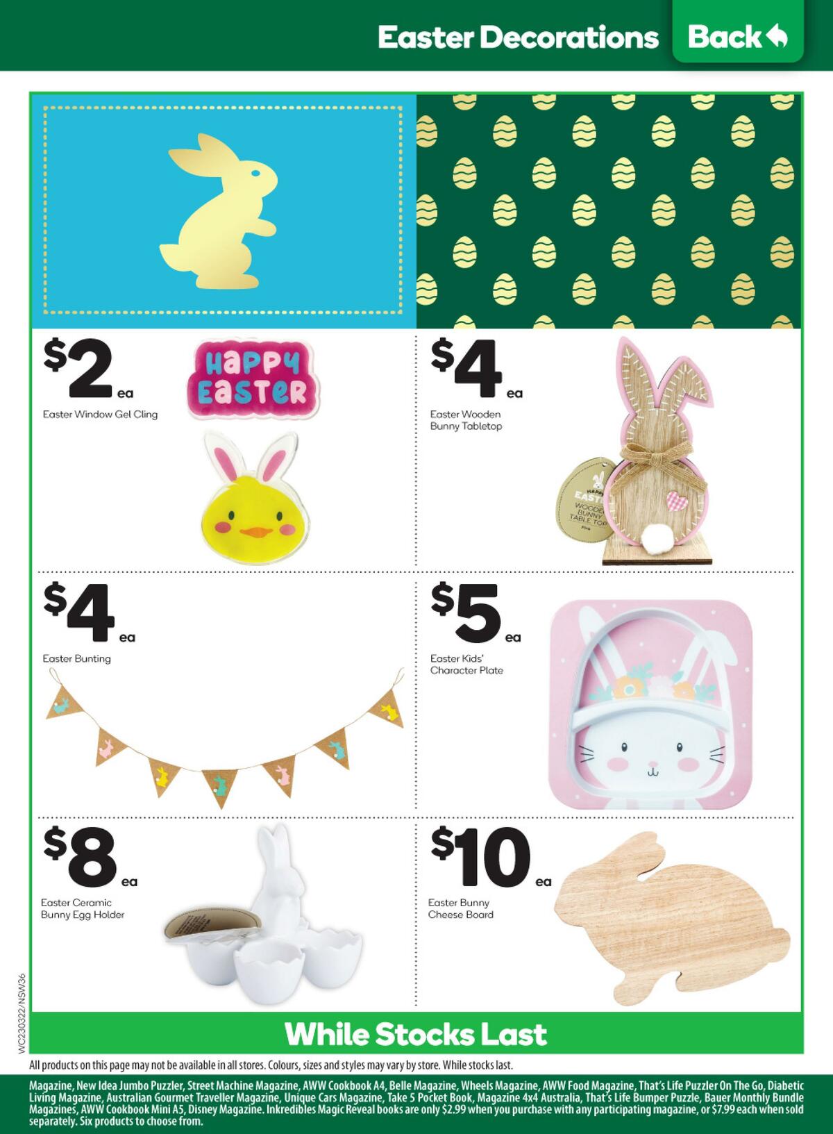 Woolworths Catalogues from 23 March