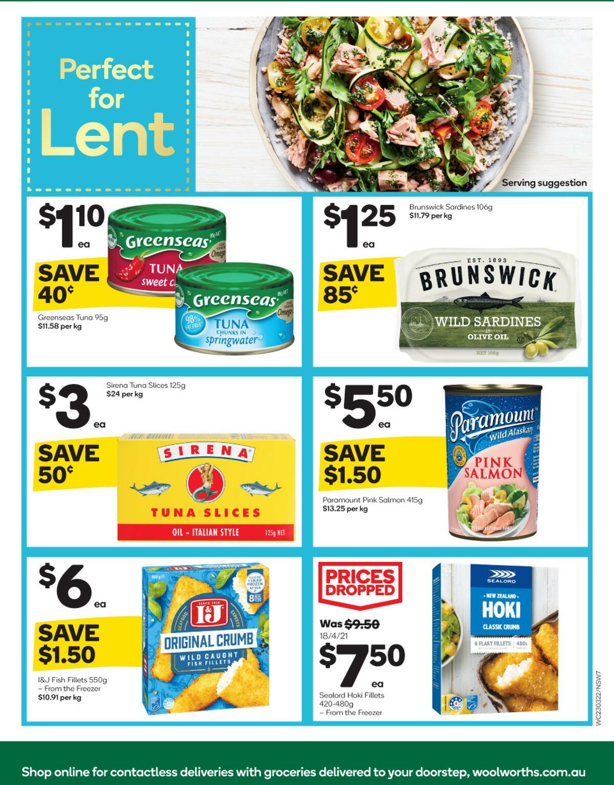 Woolworths Catalogues from 23 March