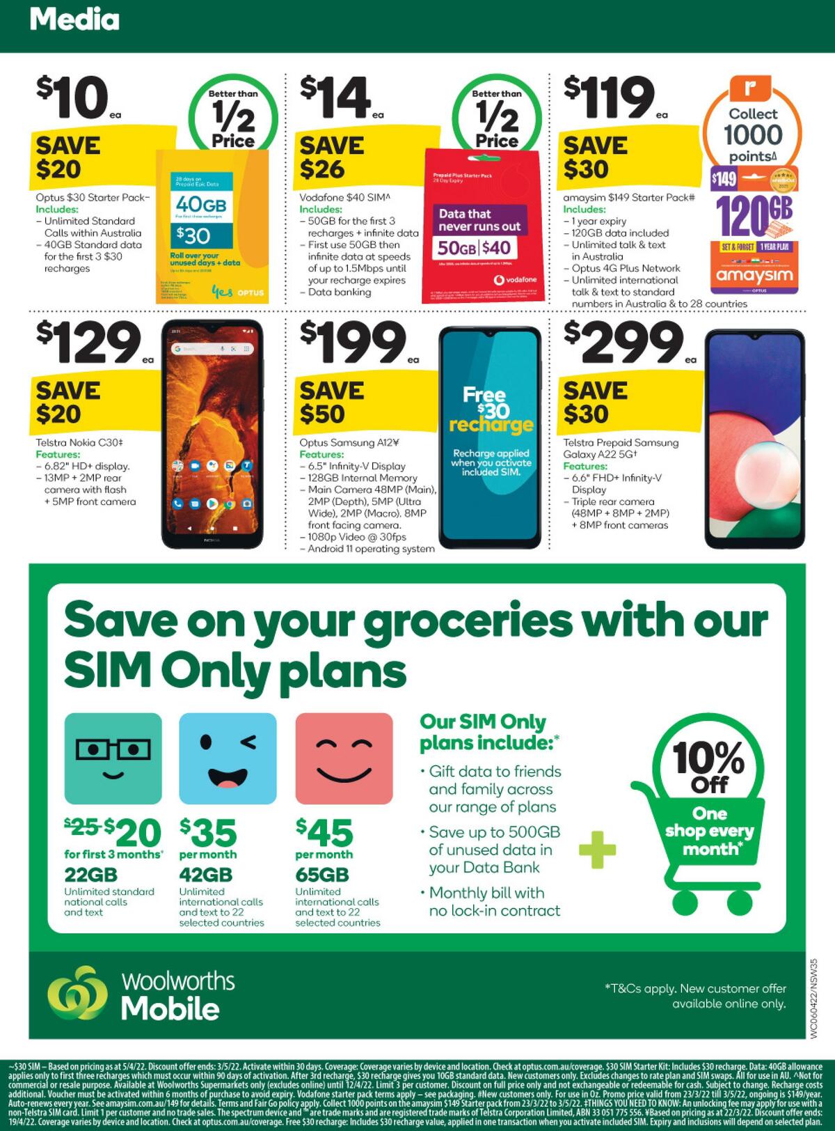 Woolworths Catalogues from 6 April