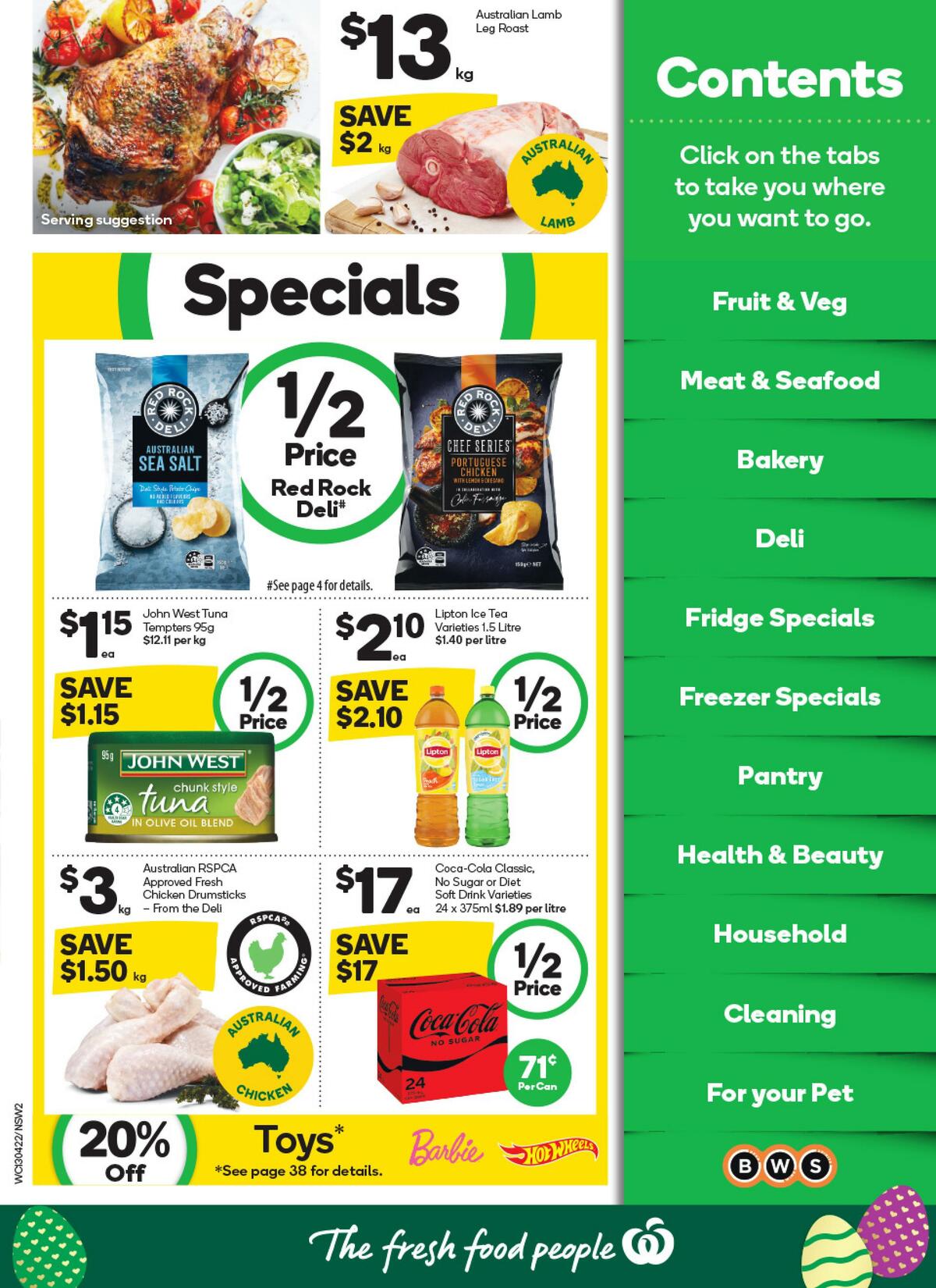 Woolworths Catalogues from 13 April