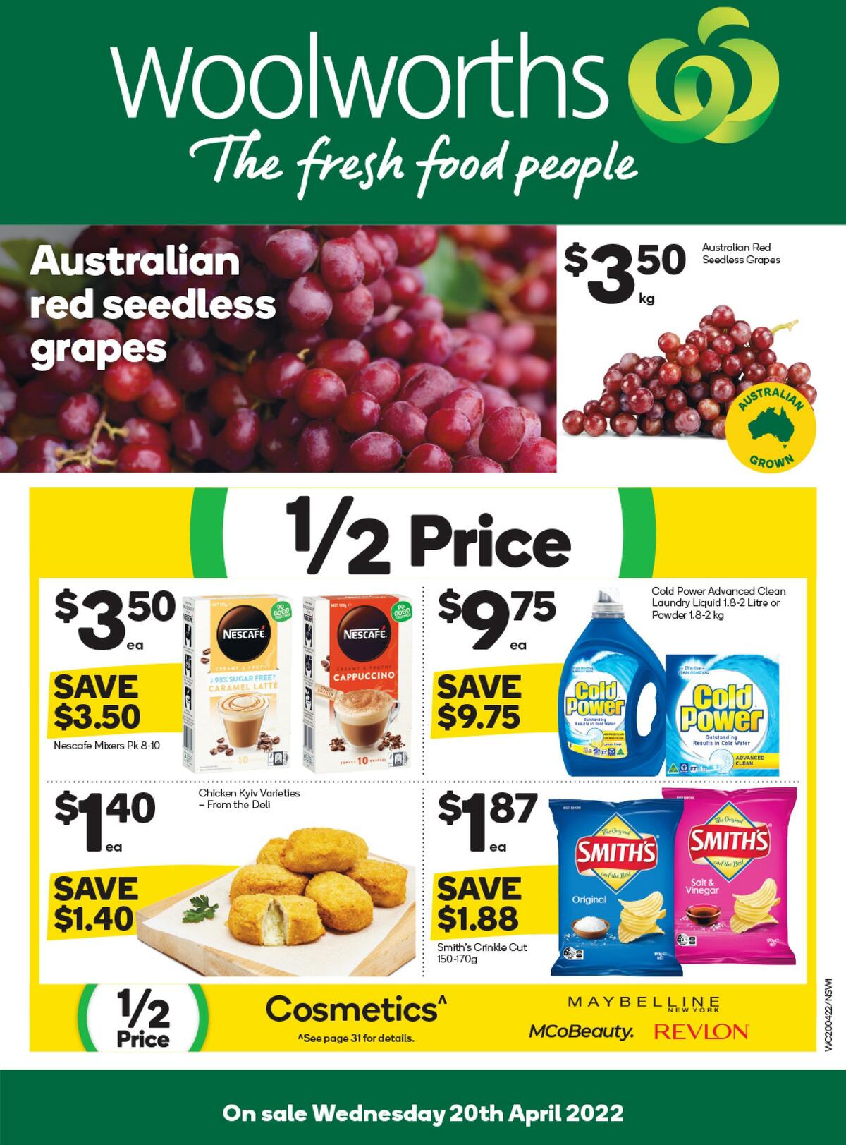 Woolworths Catalogues from 20 April