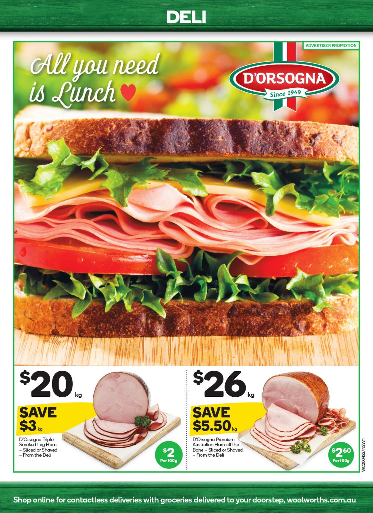 Woolworths Catalogues from 20 April