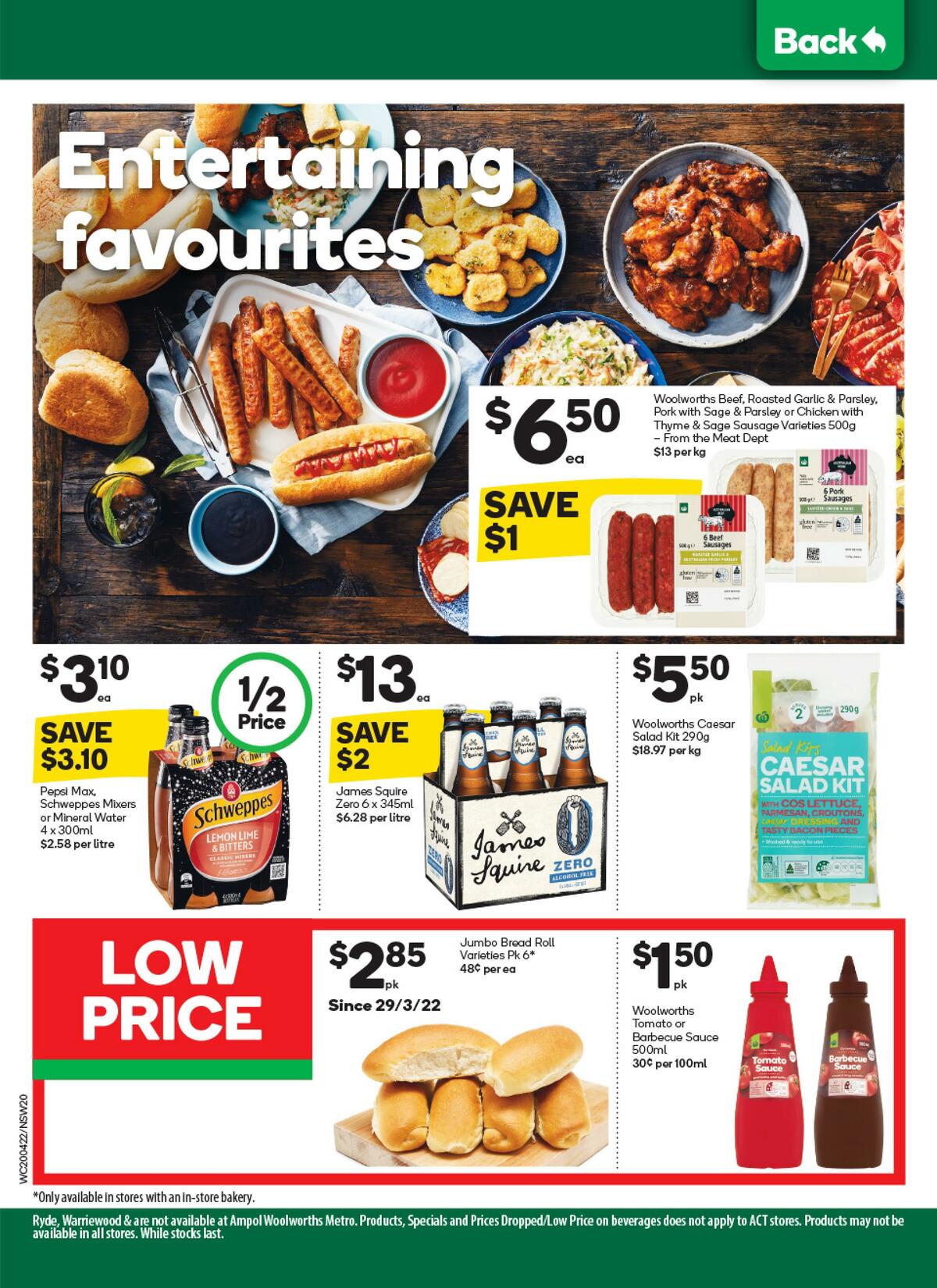 Woolworths Catalogues from 20 April