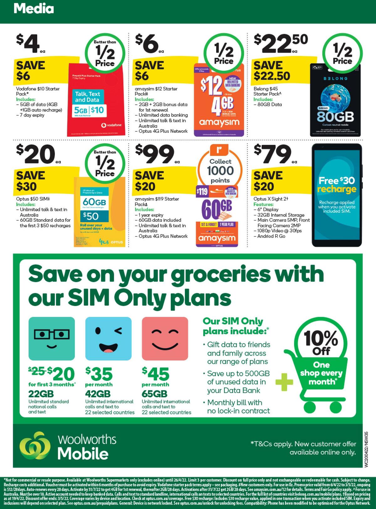 Woolworths Catalogues from 20 April