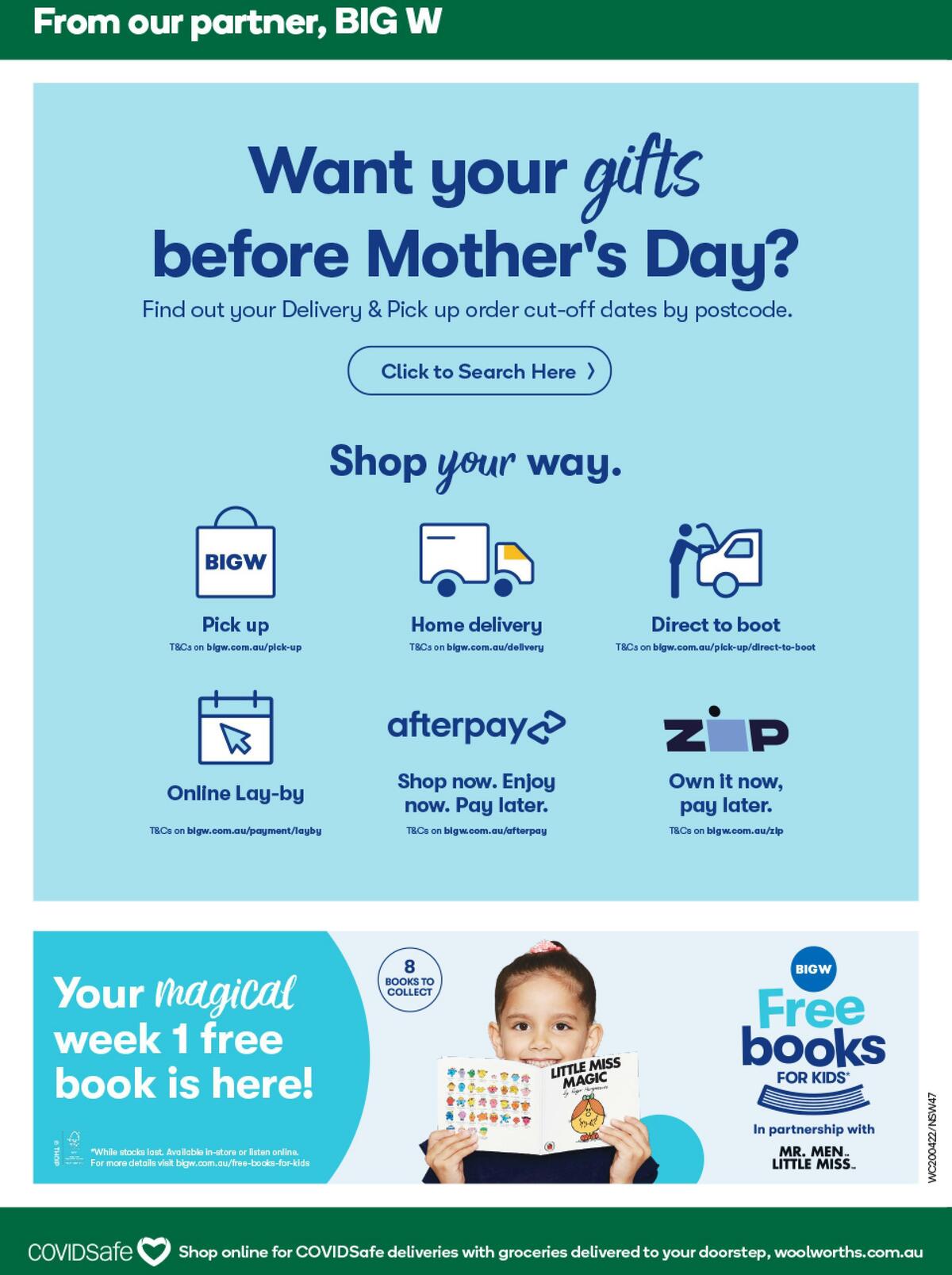 Woolworths Catalogues from 20 April